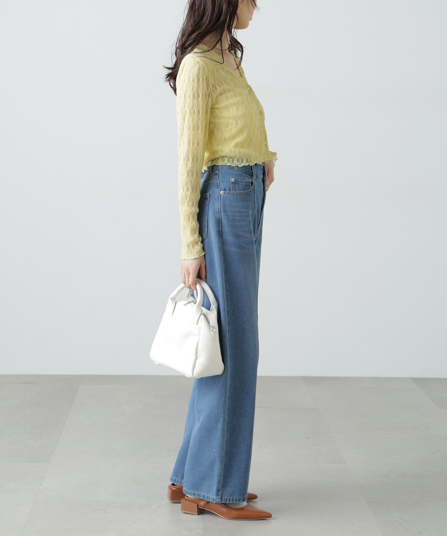  「シアーチュールカーディガン」|Tシャツ・カットソー|