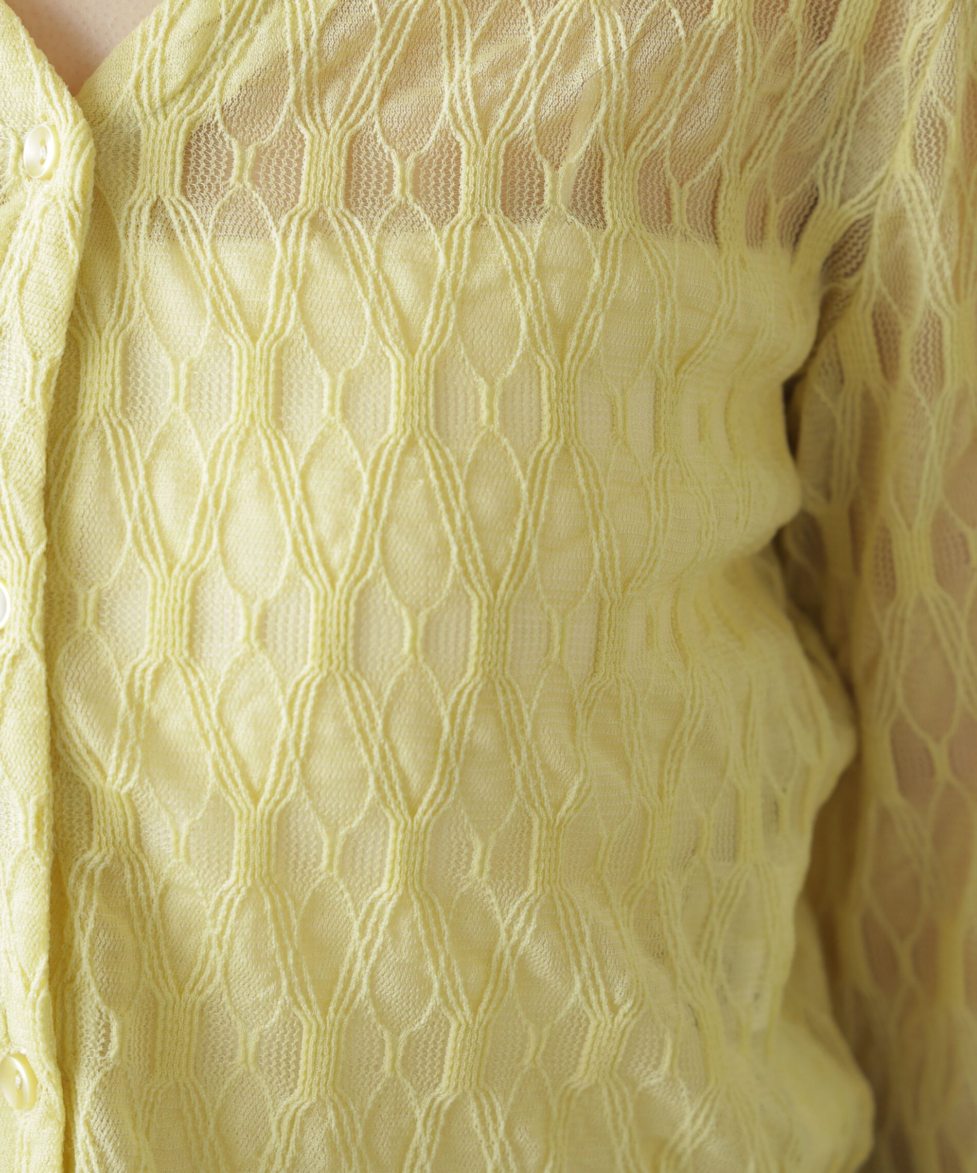  「シアーチュールカーディガン」|Tシャツ・カットソー|