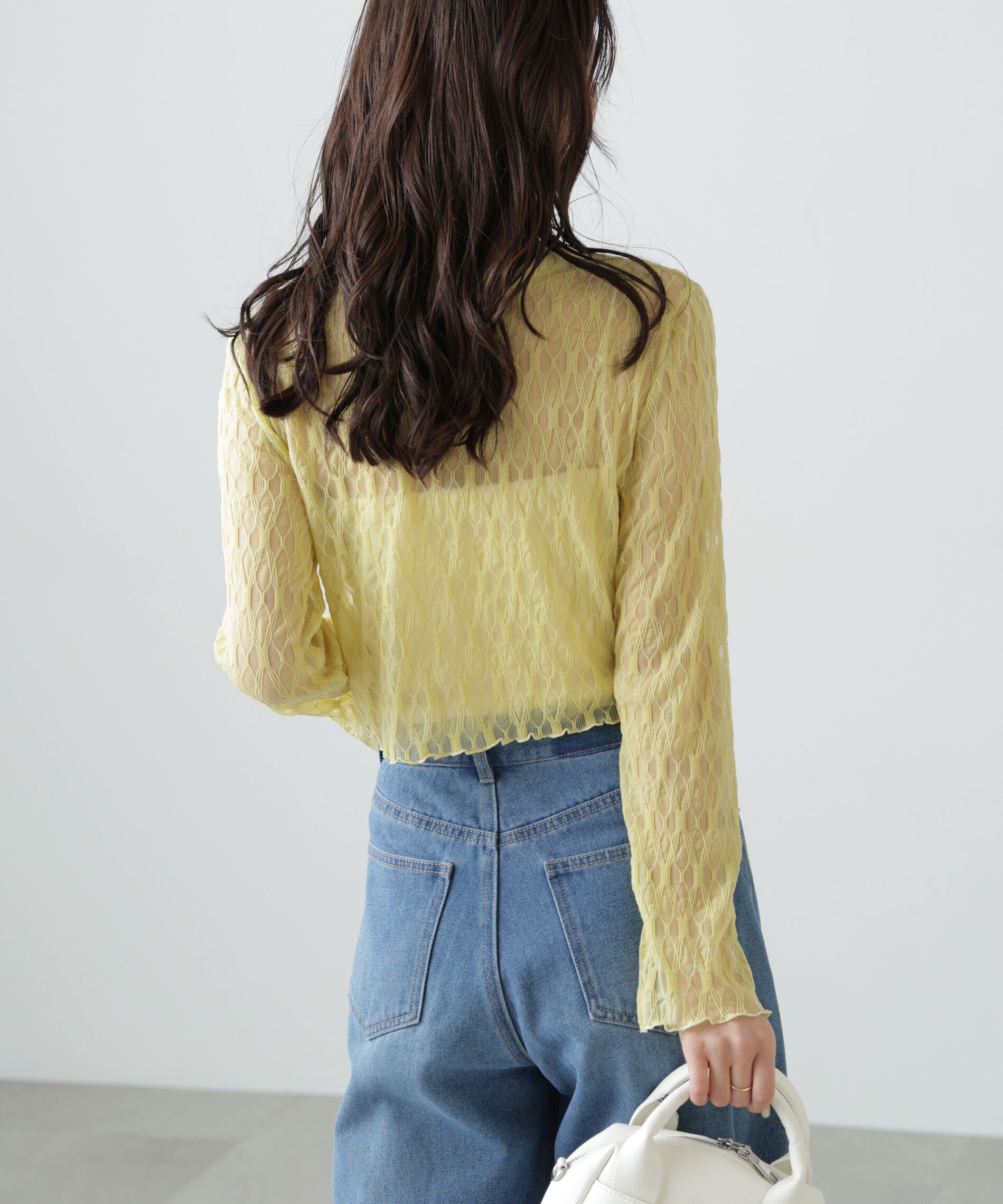  「シアーチュールカーディガン」|Tシャツ・カットソー|