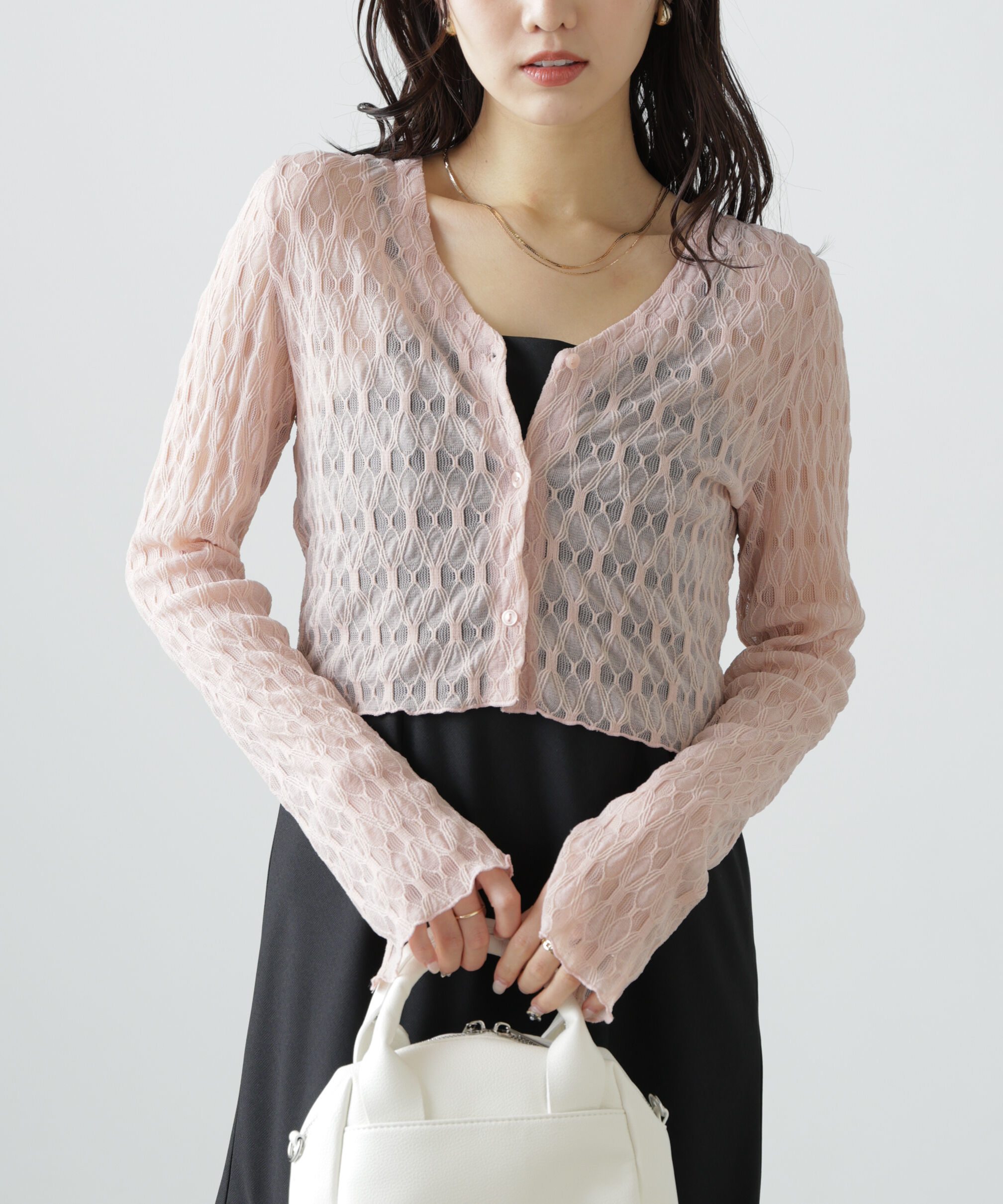  「シアーチュールカーディガン」|Tシャツ・カットソー|