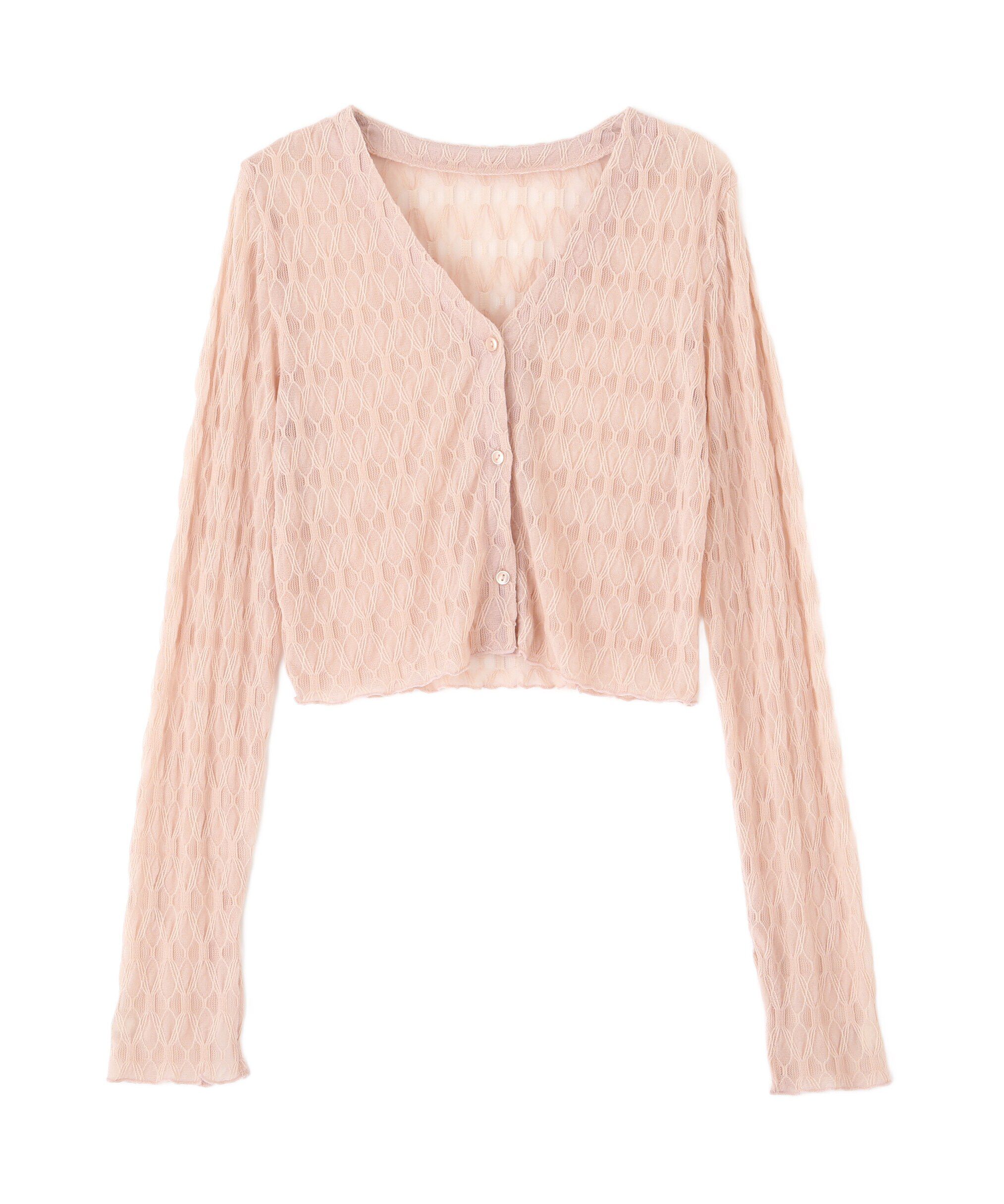  「シアーチュールカーディガン」|Tシャツ・カットソー|