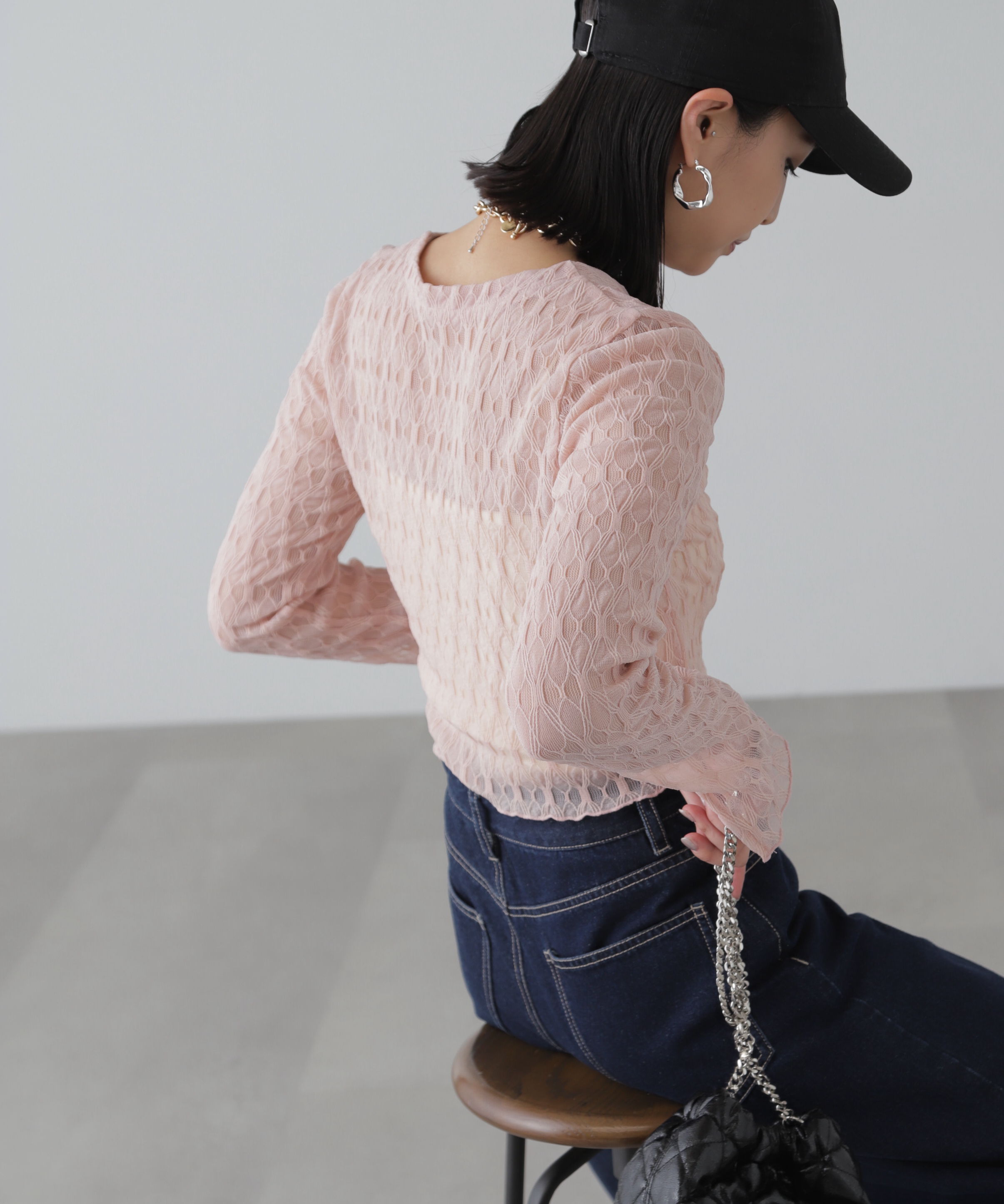  「シアーチュールカーディガン」|Tシャツ・カットソー|