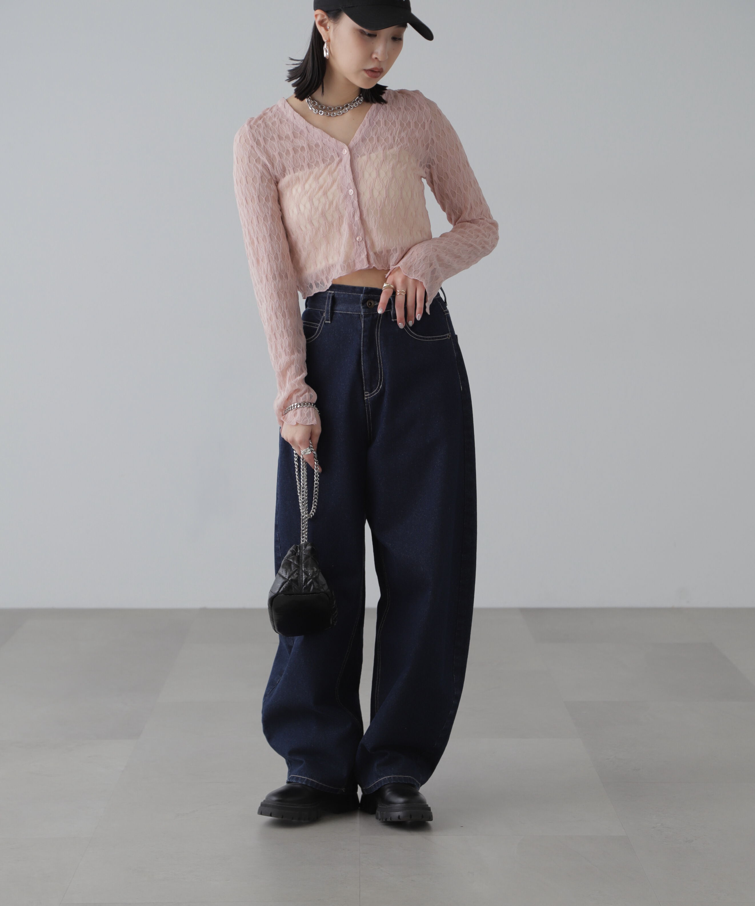  「シアーチュールカーディガン」|Tシャツ・カットソー|