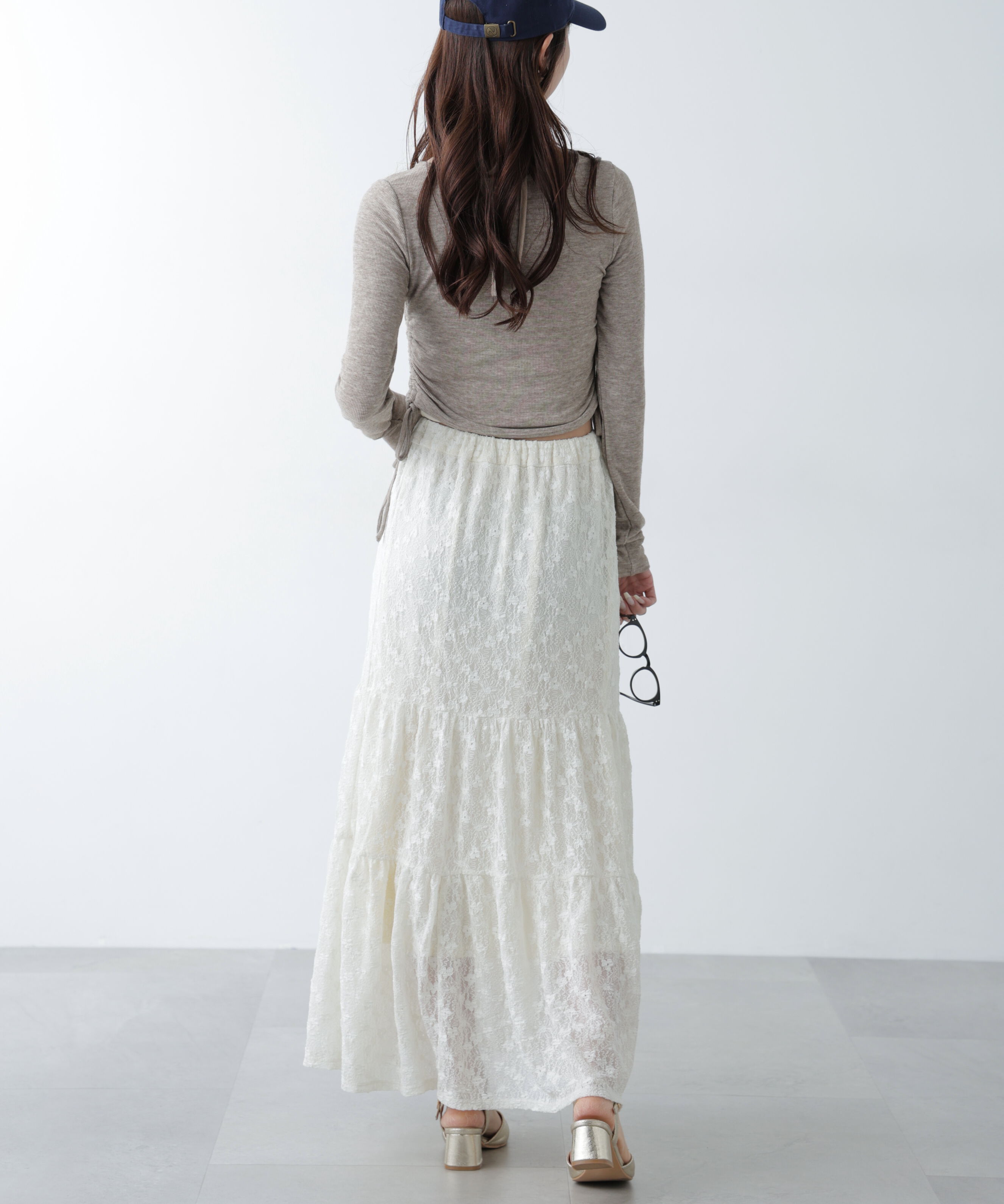  「ホルターネックレイヤードサイドドロストカットソー」|Tシャツ・カットソー|