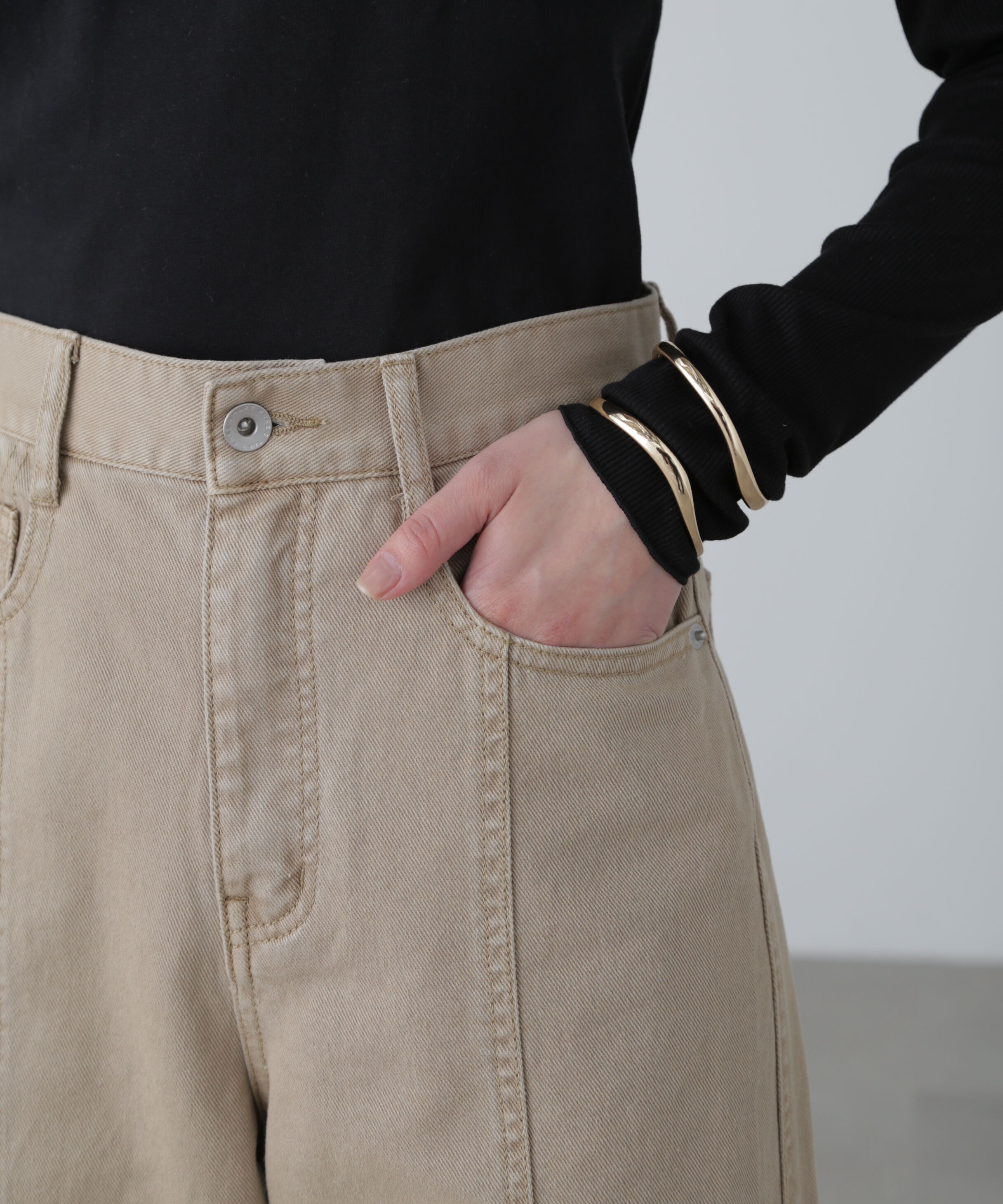  「ワイドストレートカラーパンツ」|その他|