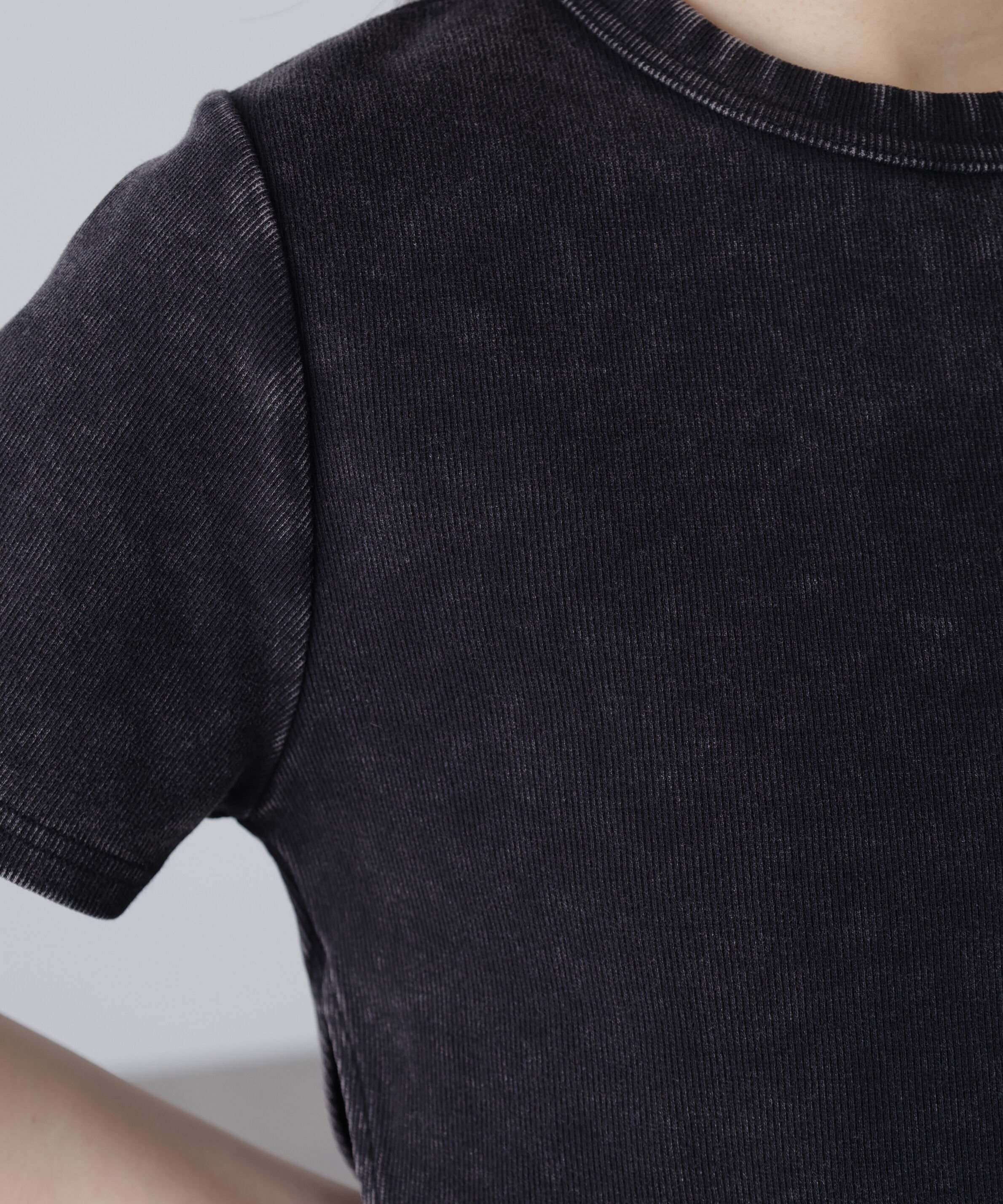  「ヴィンテージ加工サイドベルトT」|Tシャツ・カットソー|