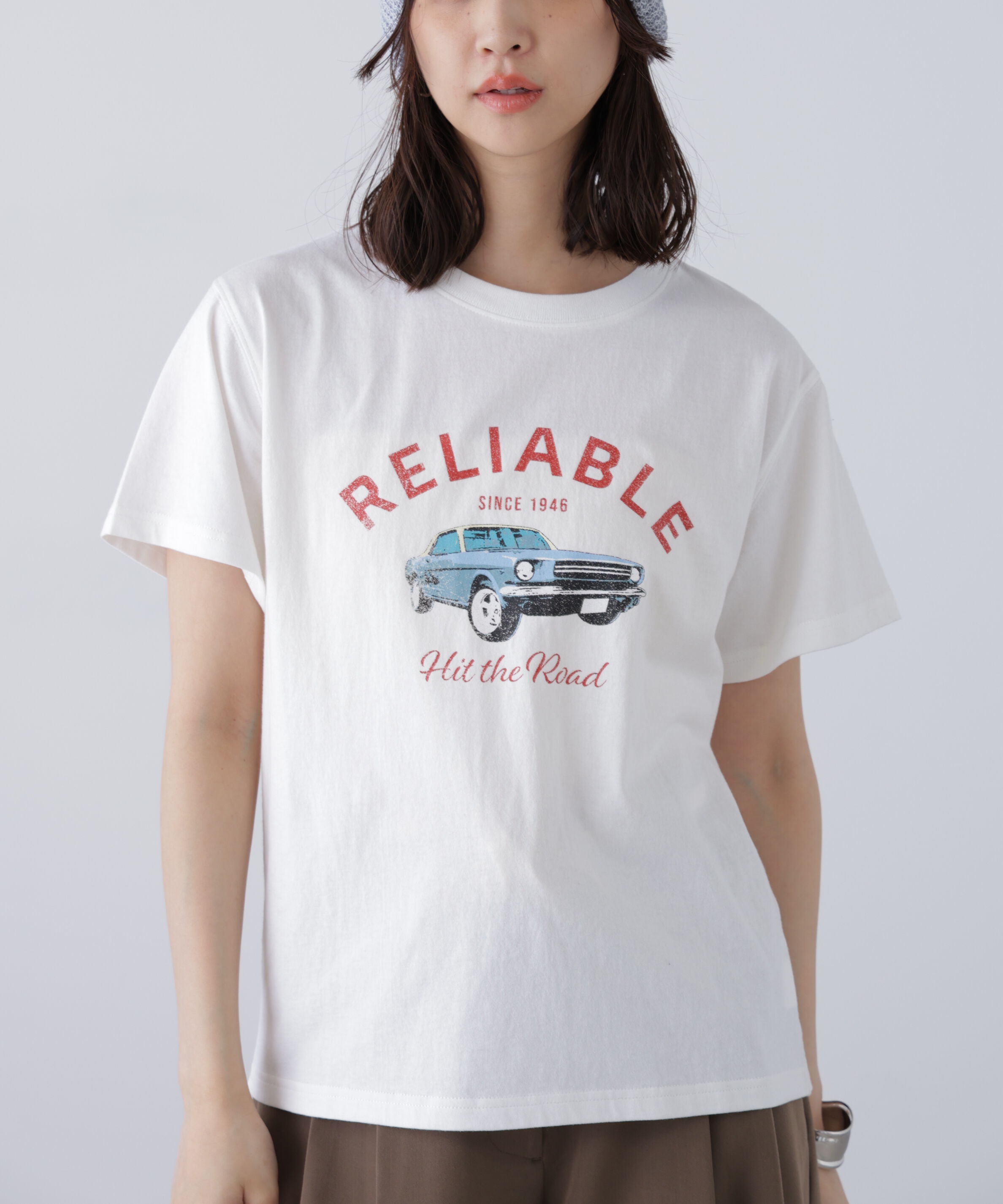  「クラシックカープリントTシャツ」|Tシャツ・カットソー|