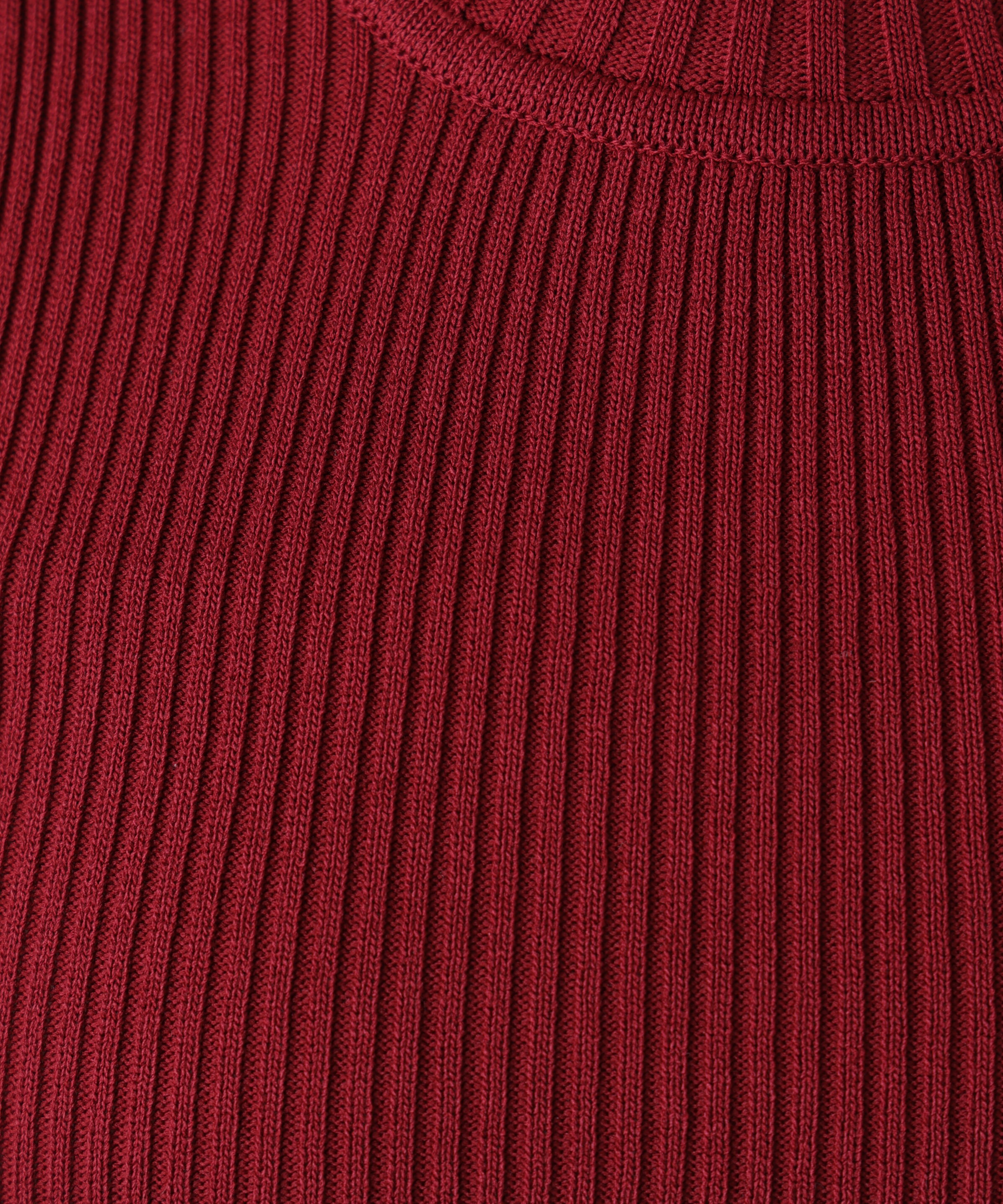  「ショート丈クルーネックリブニット」|ニット・セーター|