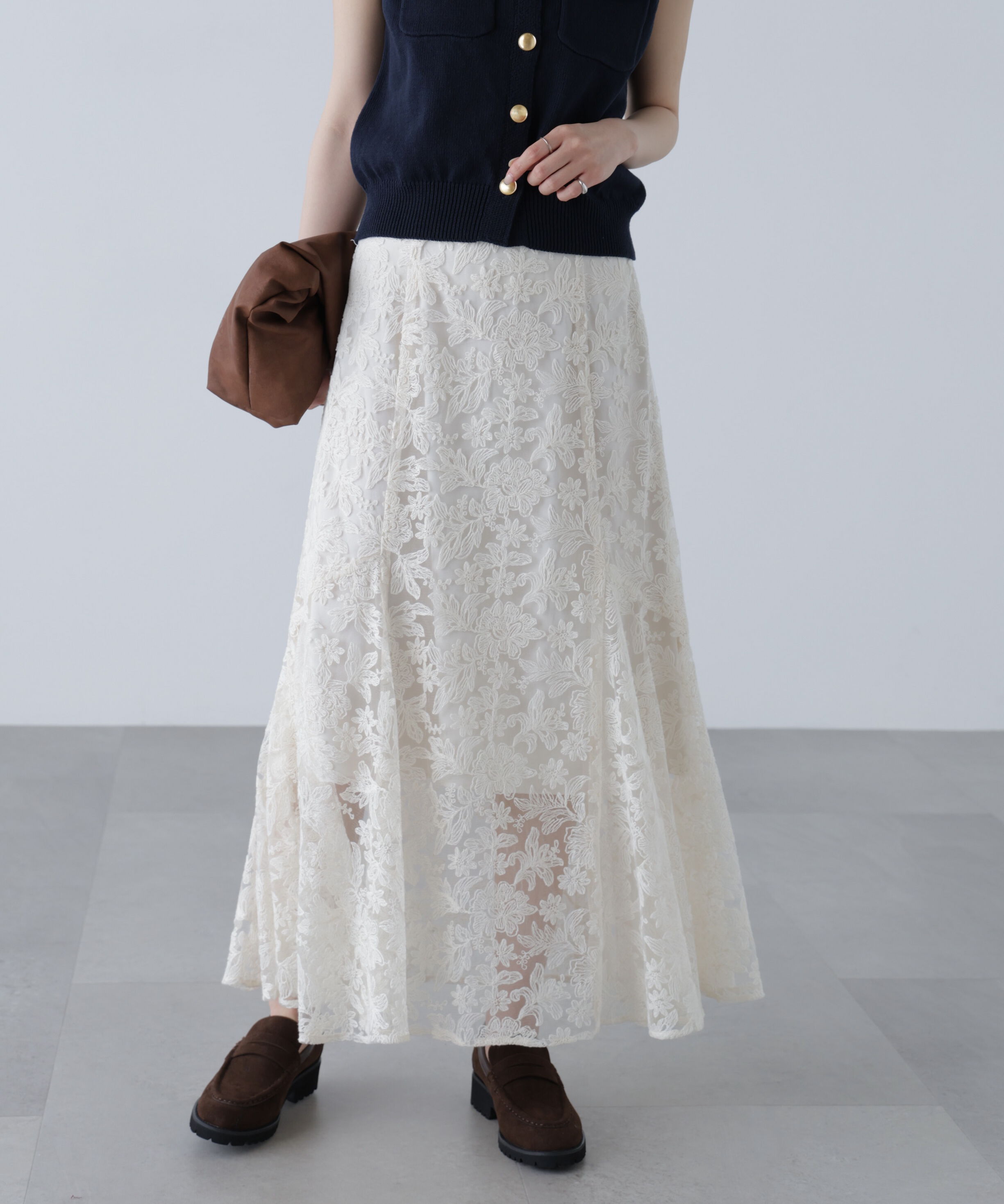  「アソートサイドフレアマーメイドスカート」|スカート|