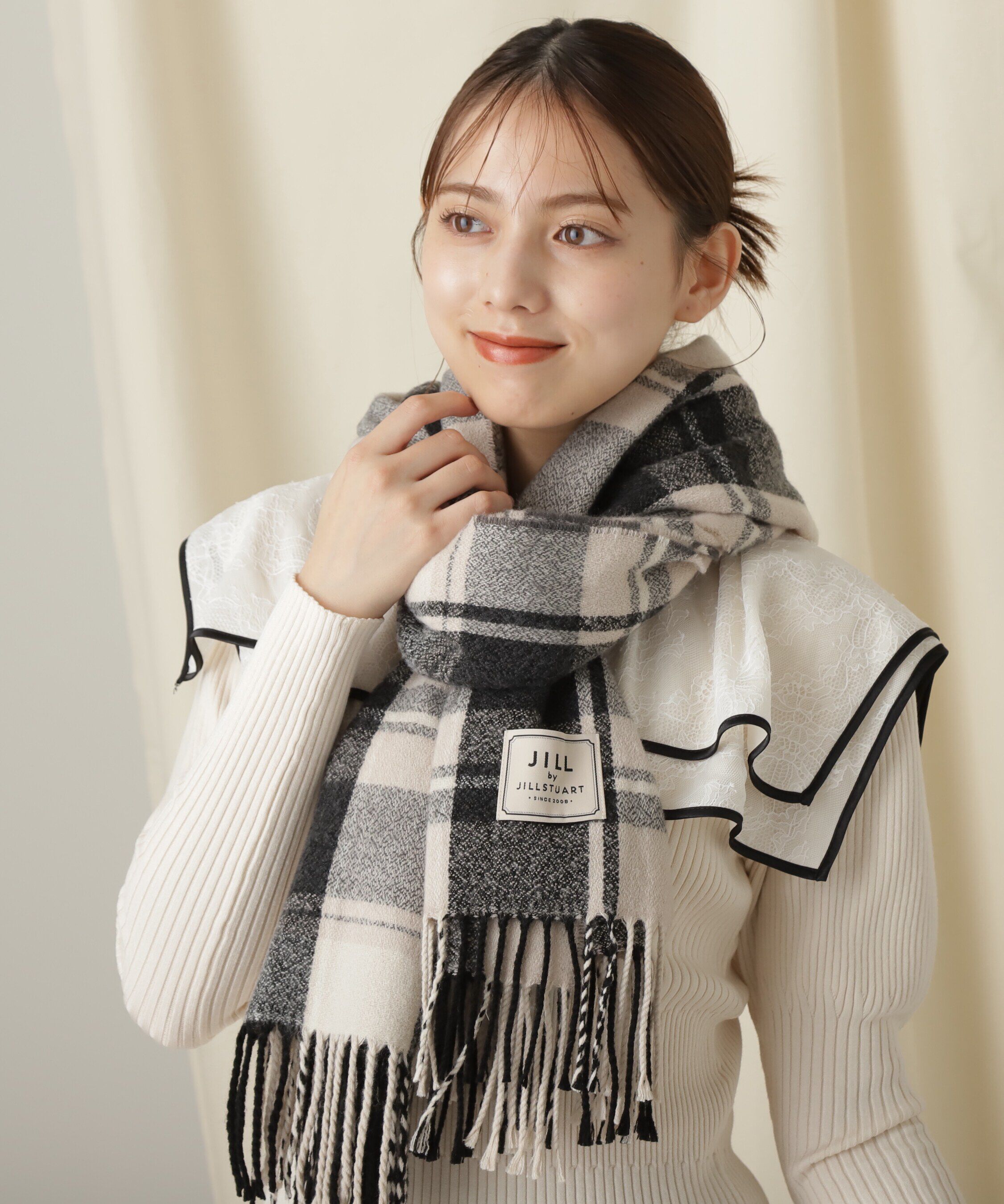  「チェックストール　WEB限定」|バンダナ・スカーフ|