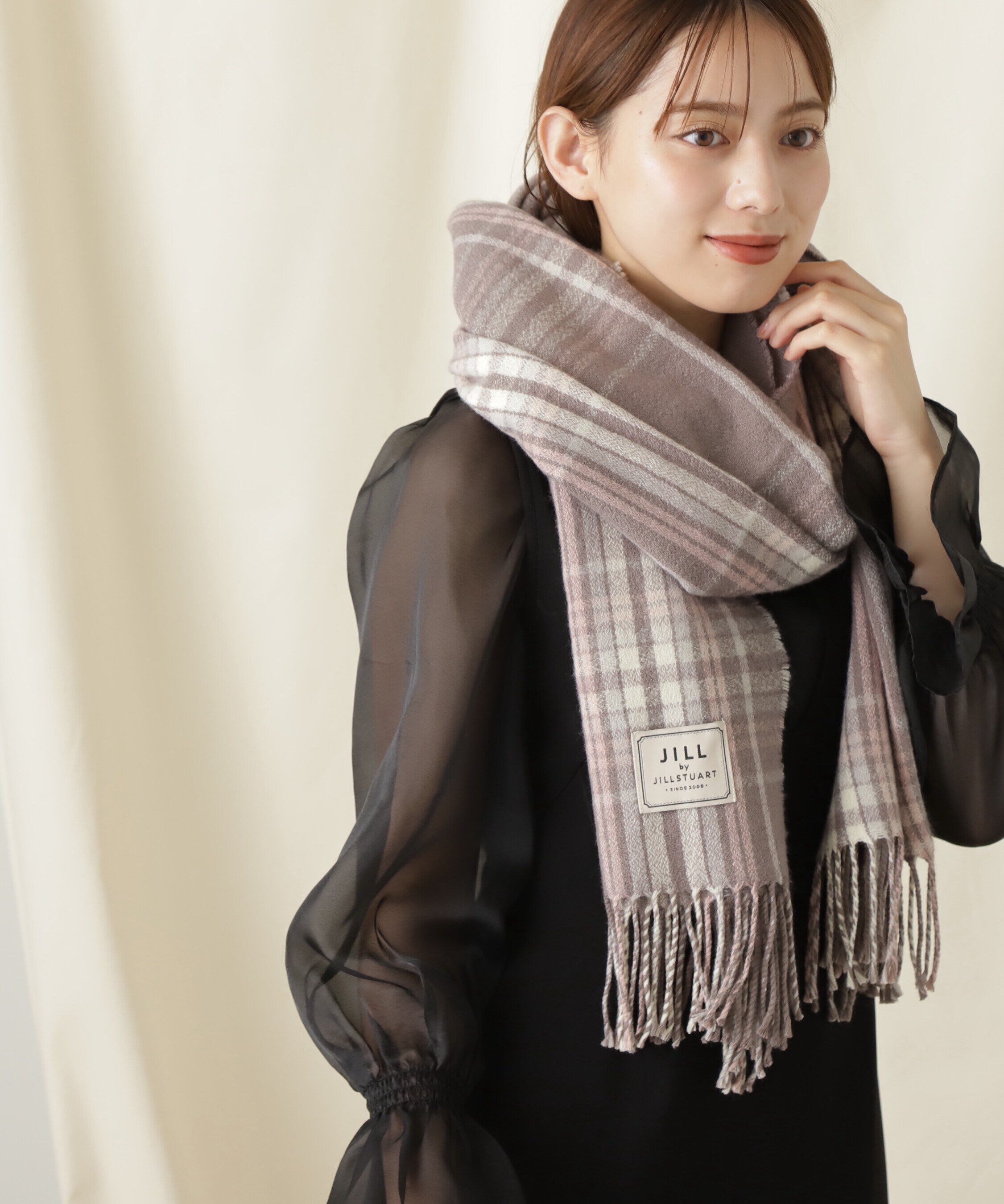  「チェックストール　WEB限定」|バンダナ・スカーフ|