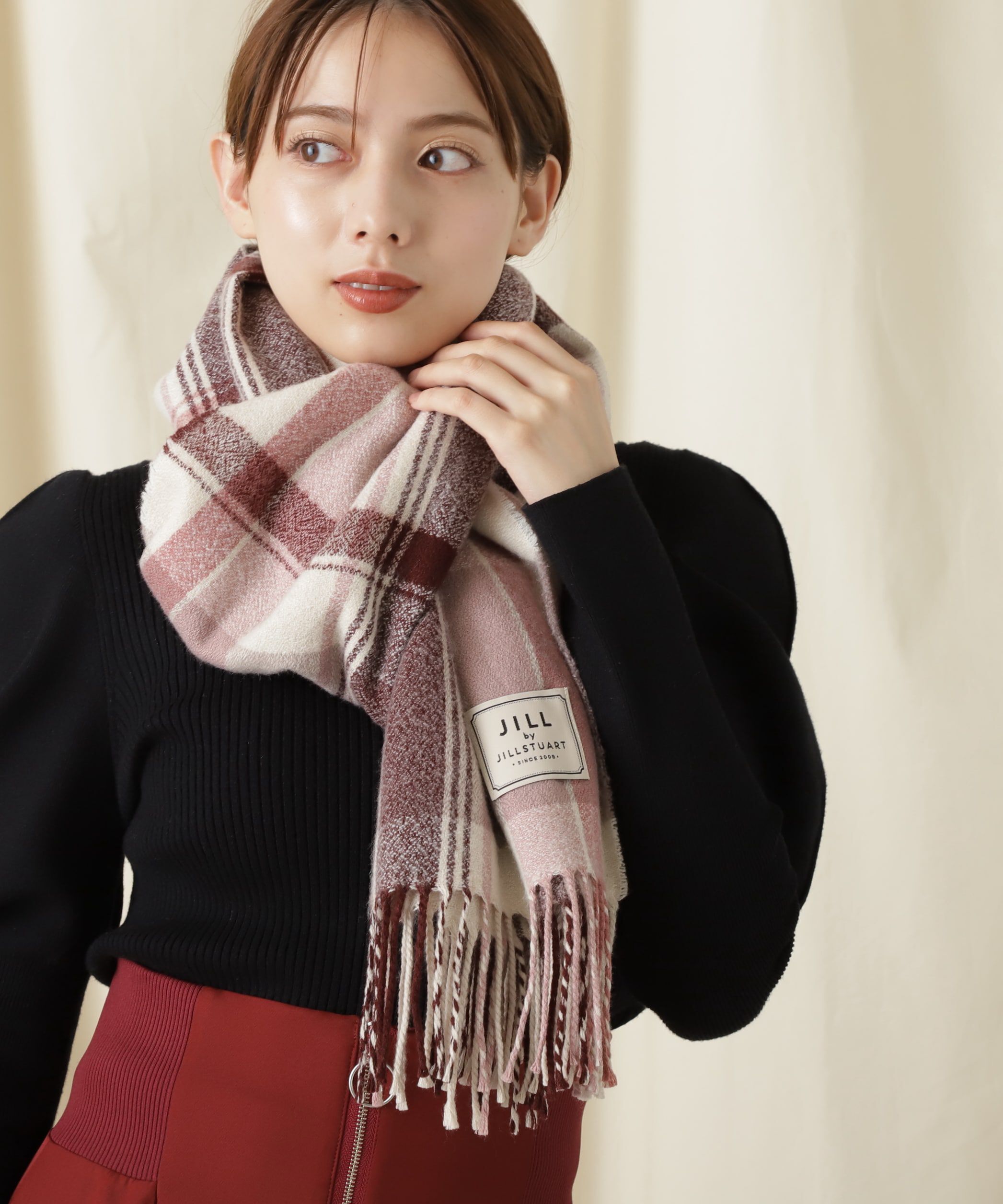  「チェックストール　WEB限定」|バンダナ・スカーフ|