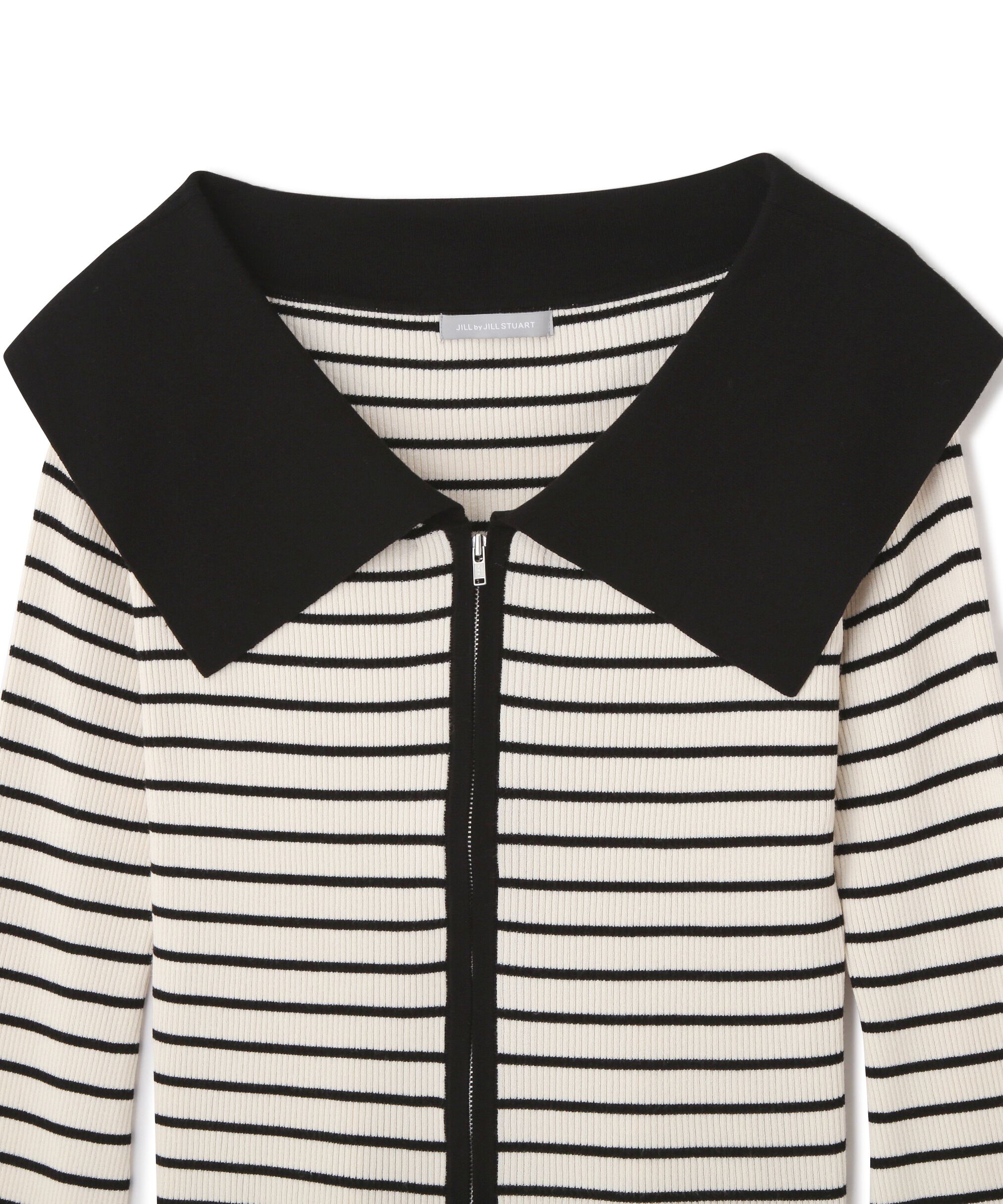  「◇ビッグカラーフロントZIPカーディガン」|ニット・セーター|