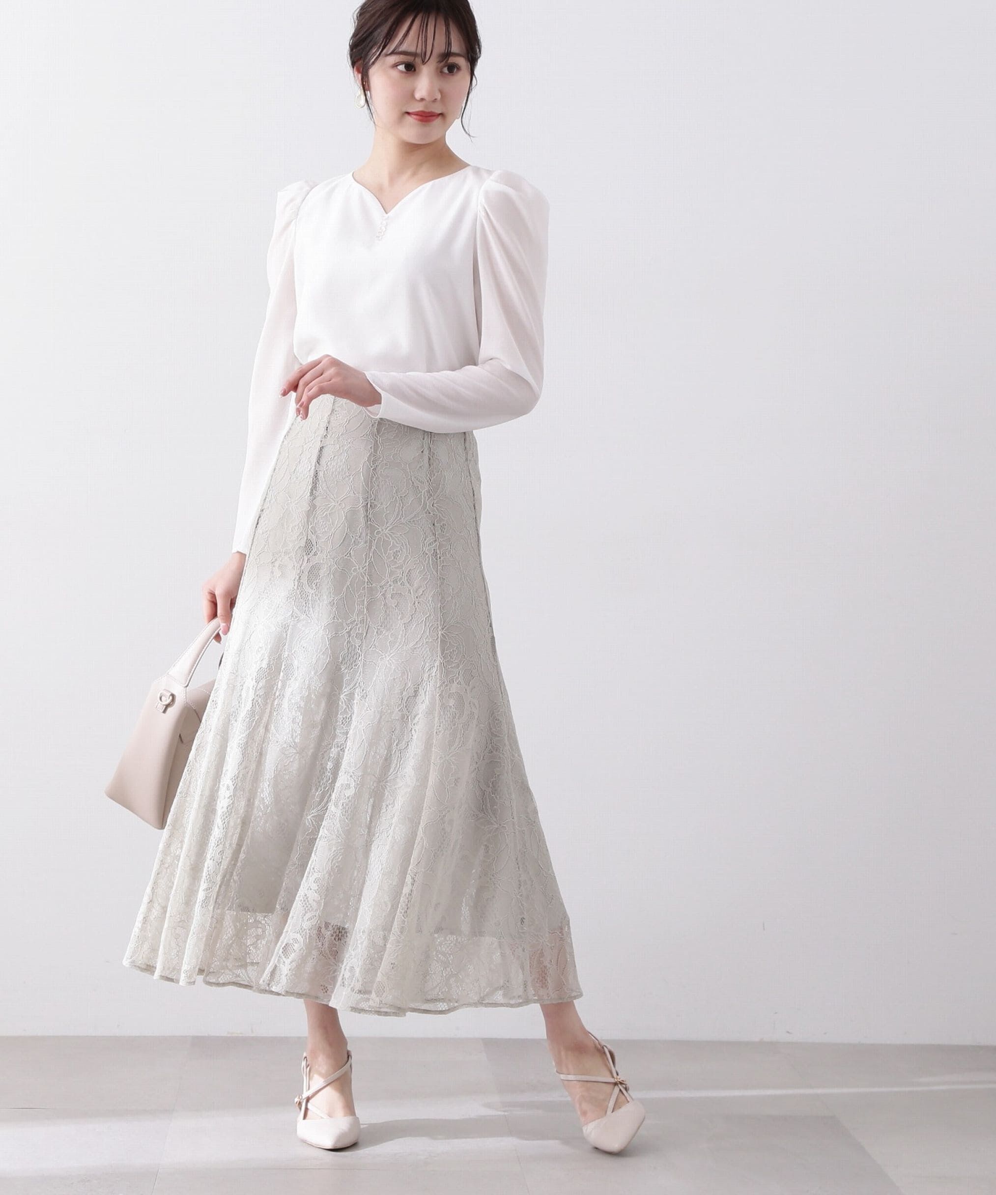 PROPORTION BODY DRESSING「ハートカットシアーブラウス」|シャツ・ブラウス|