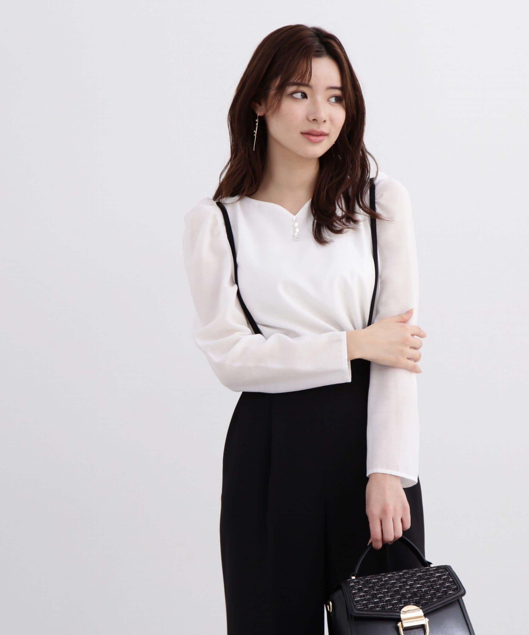 PROPORTION BODY DRESSING「ハートカットシアーブラウス」|シャツ・ブラウス|