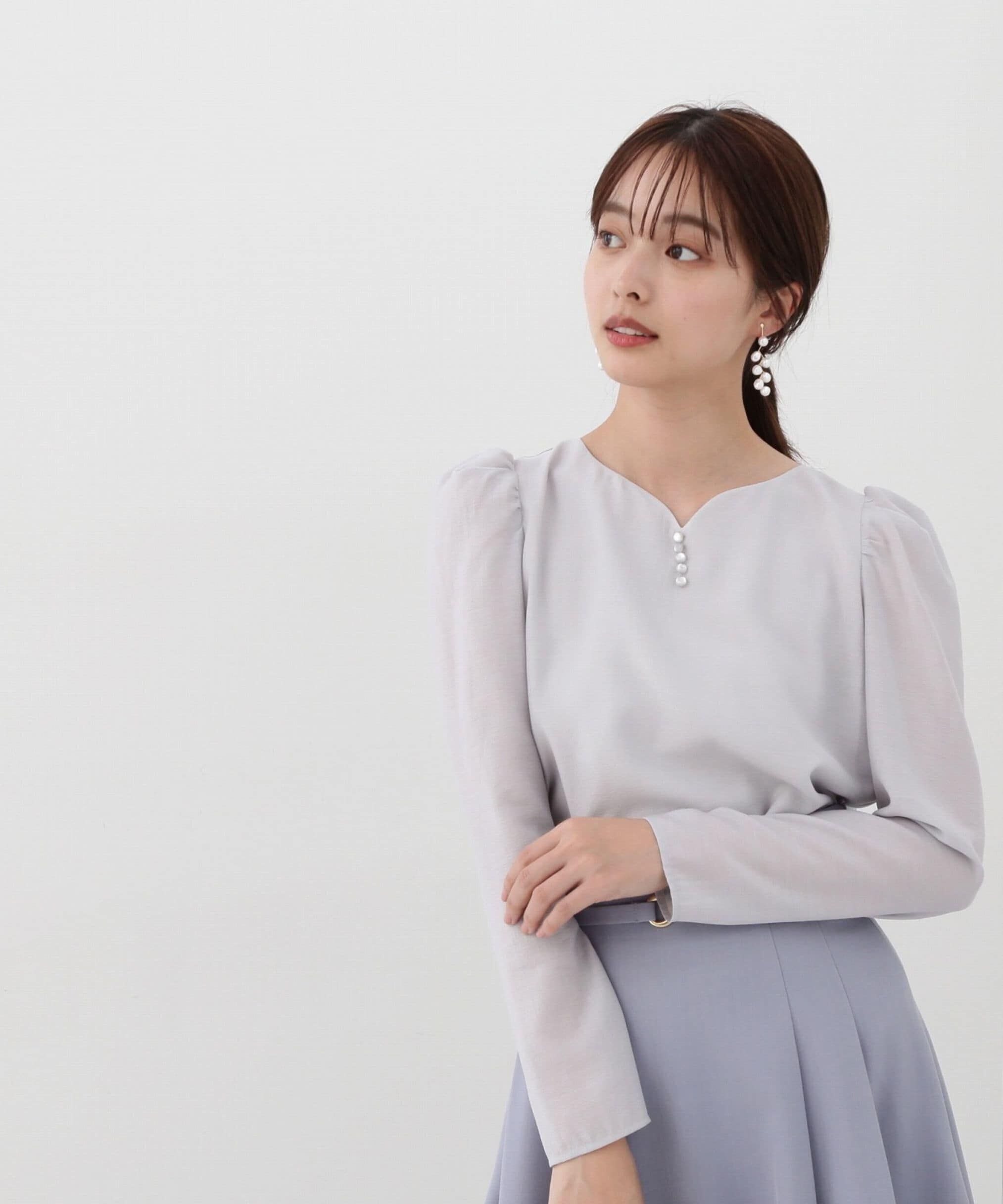 PROPORTION BODY DRESSING「ハートカットシアーブラウス」|シャツ・ブラウス|