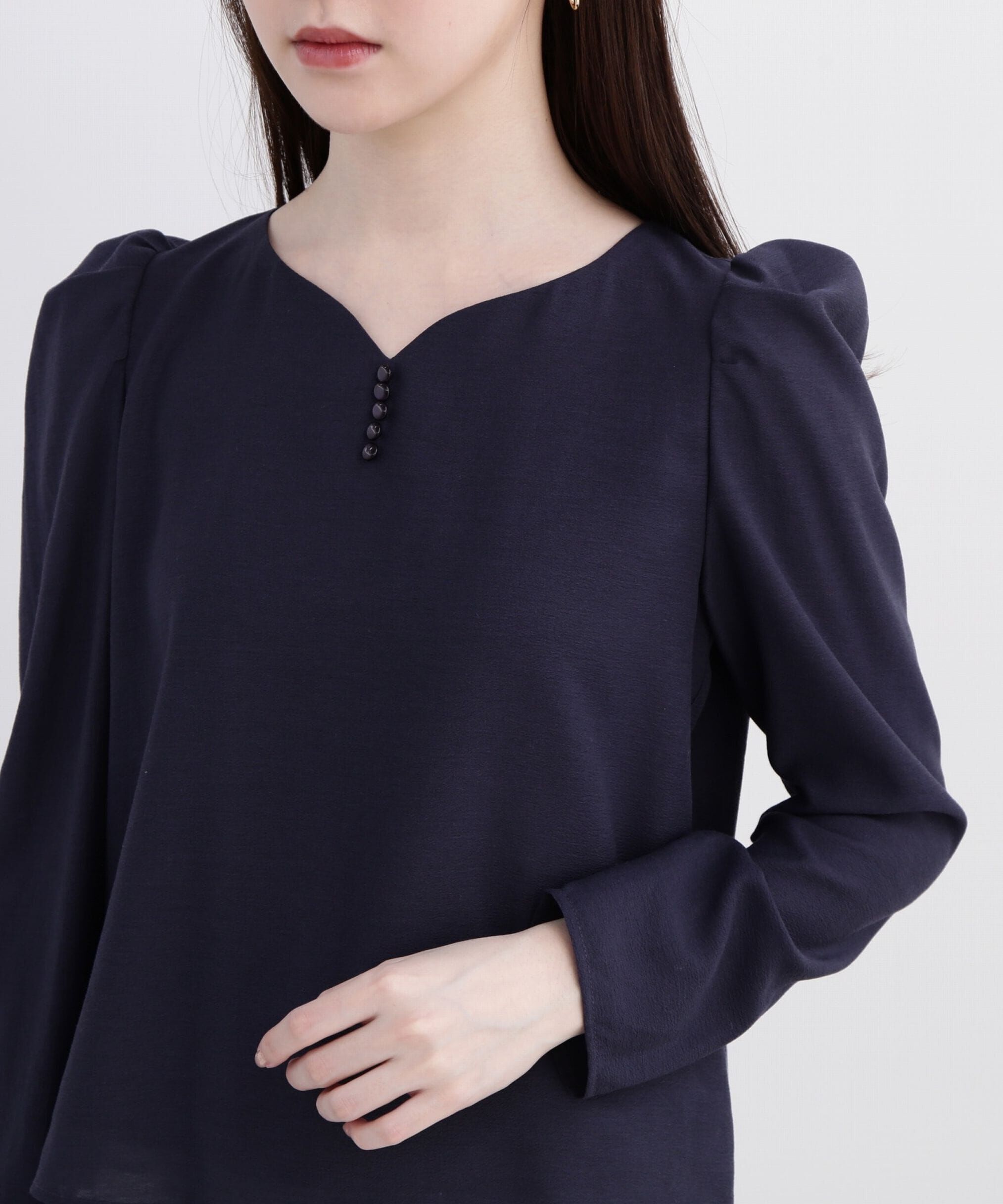 PROPORTION BODY DRESSING「ハートカットシアーブラウス」|シャツ・ブラウス|