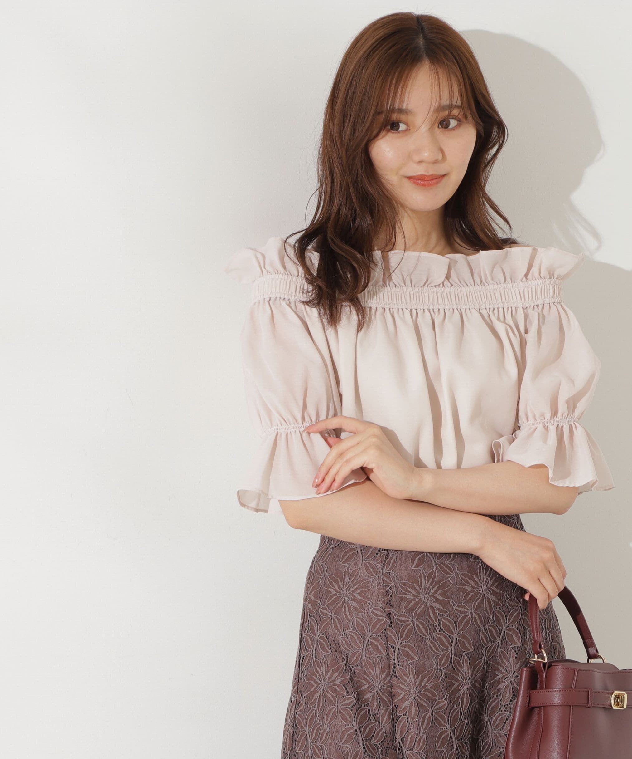 PROPORTION BODY DRESSING「オフショルブラウス」|シャツ・ブラウス|