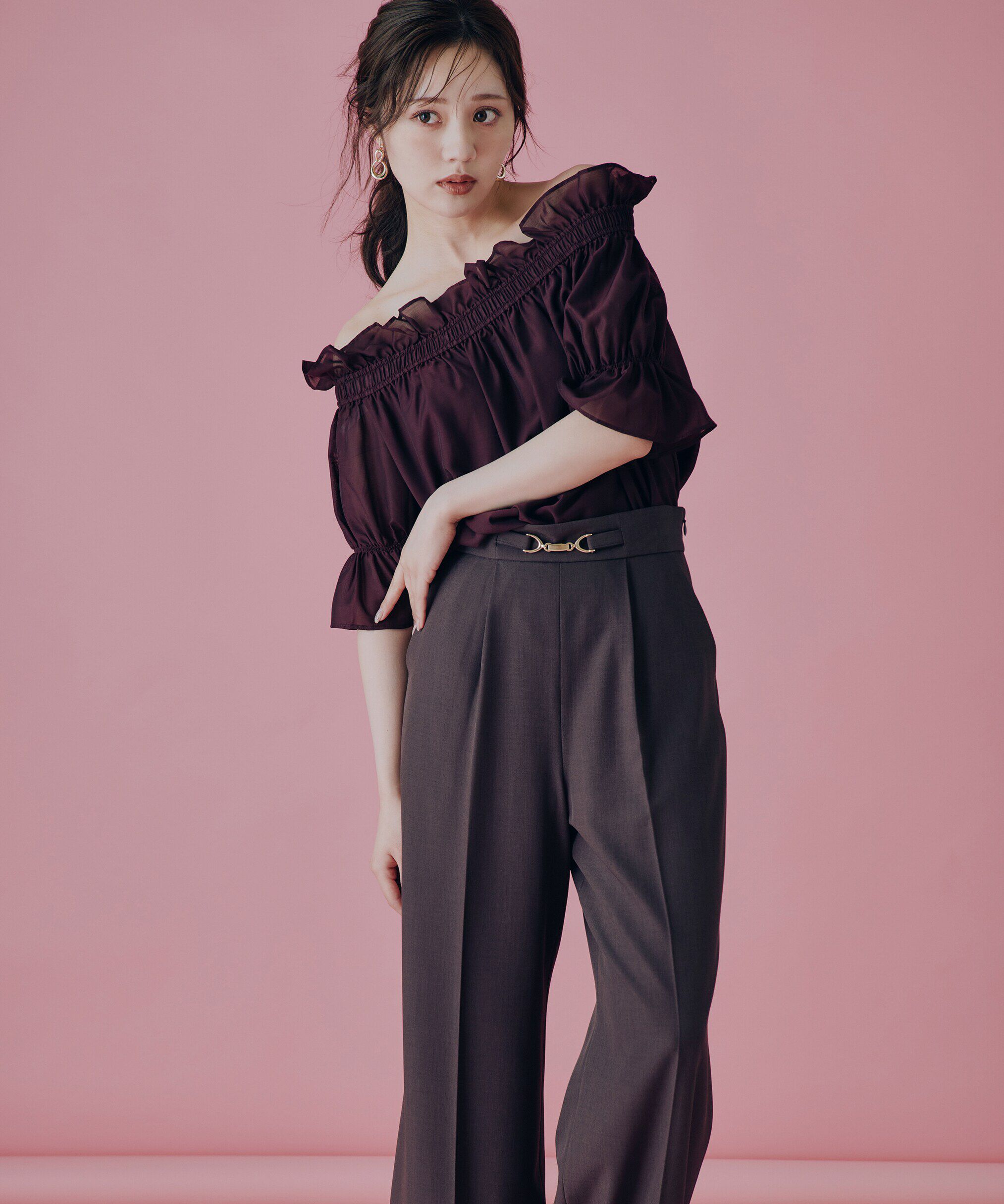 PROPORTION BODY DRESSING「オフショルブラウス」|シャツ・ブラウス|