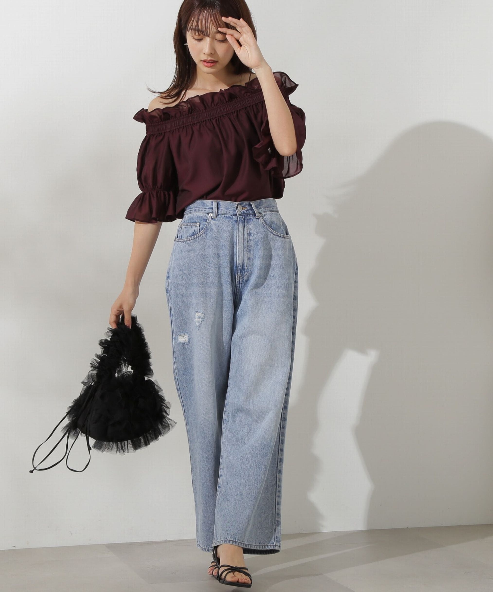 PROPORTION BODY DRESSING「オフショルブラウス」|シャツ・ブラウス|