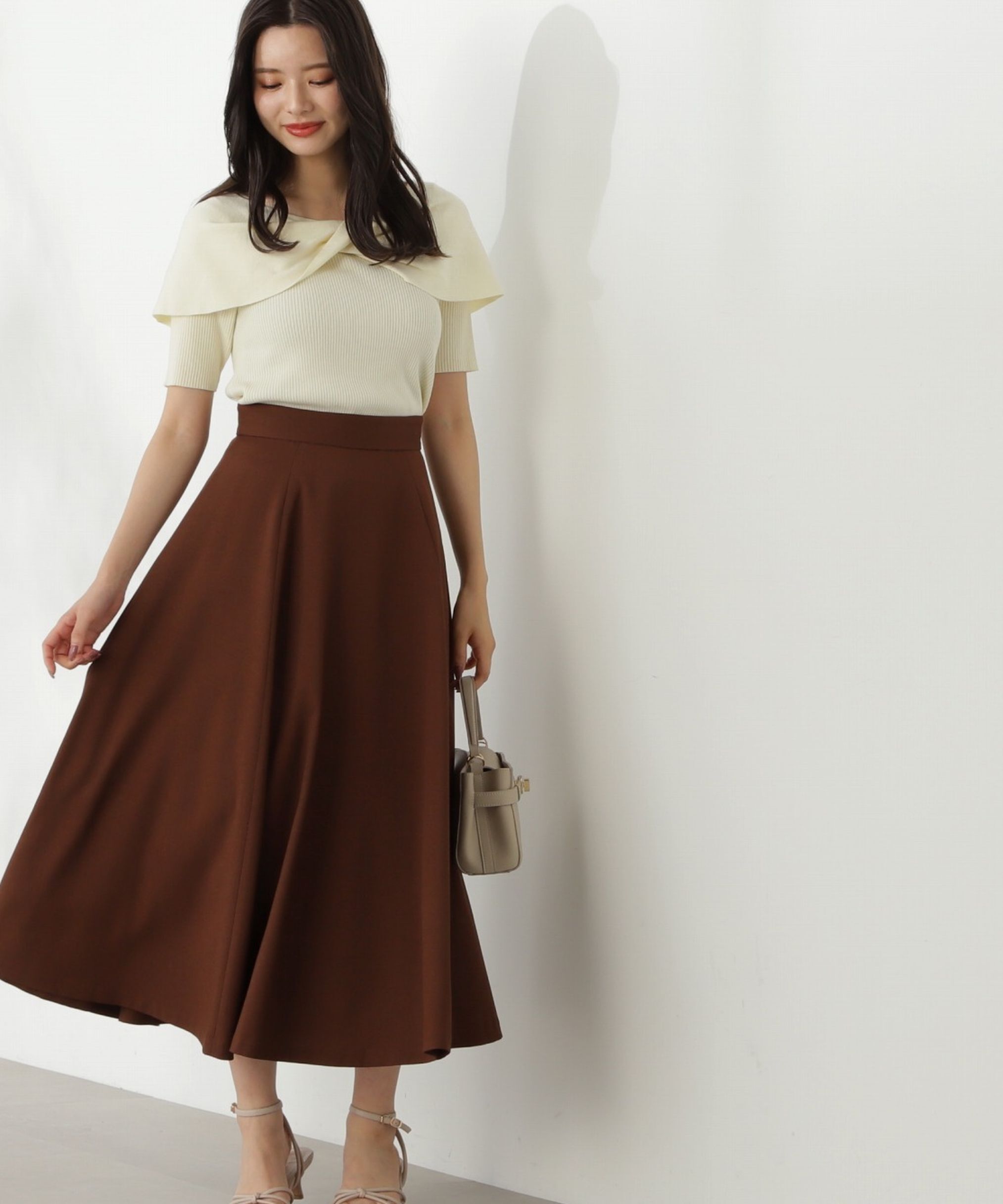 PROPORTION BODY DRESSING「カラーフレアスカート24AW」|スカート|