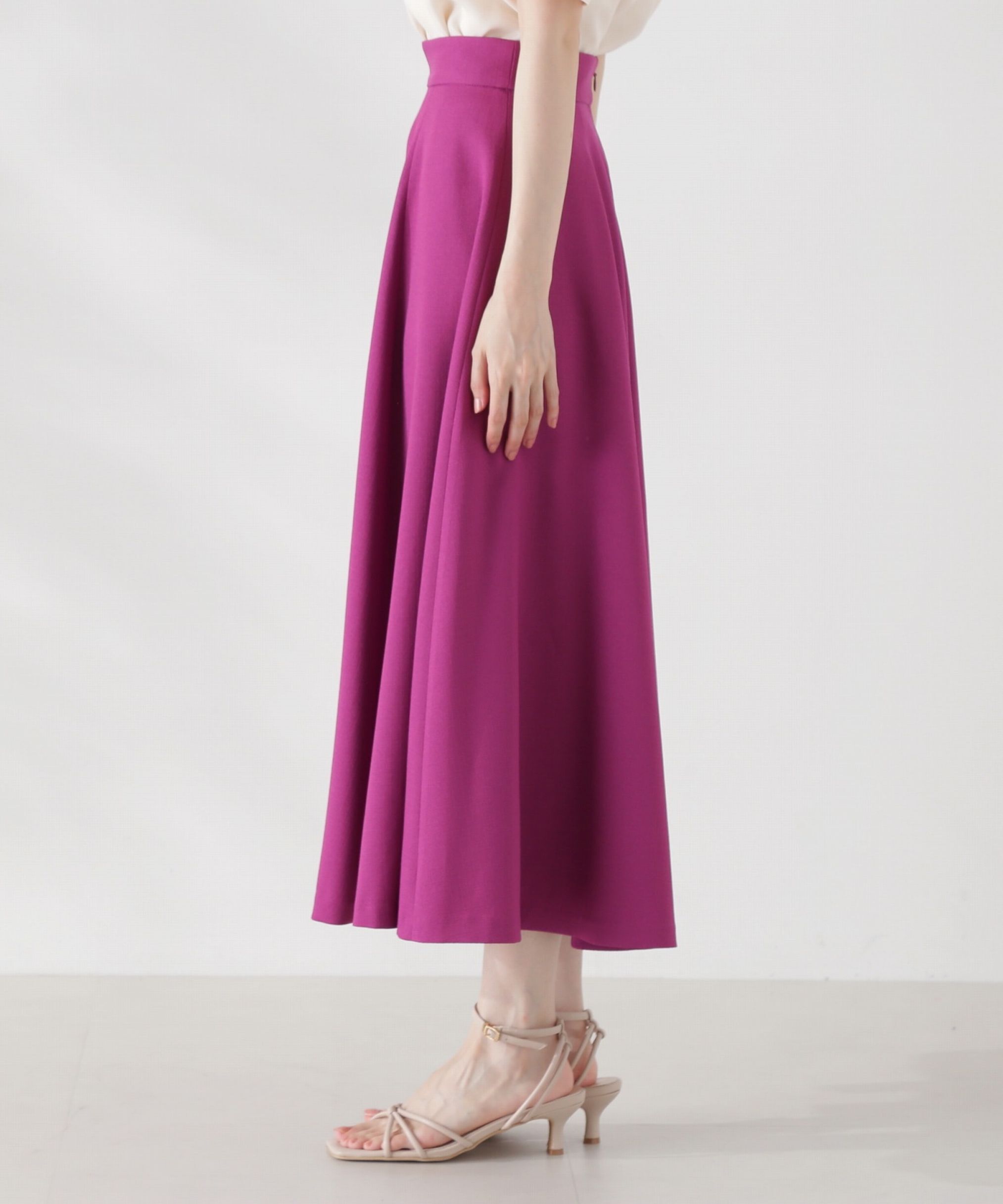 PROPORTION BODY DRESSING「カラーフレアスカート24AW」|スカート|