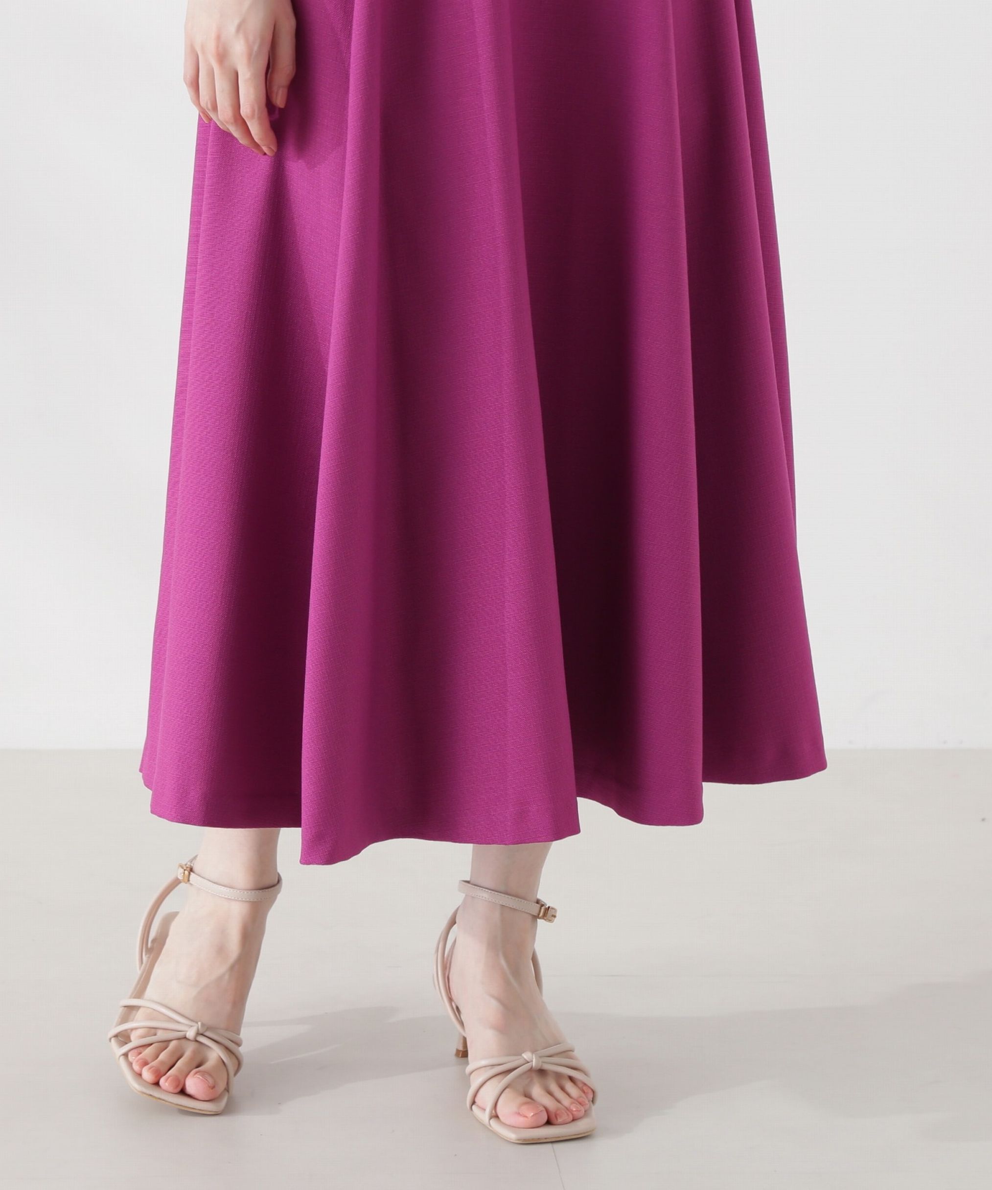 PROPORTION BODY DRESSING「カラーフレアスカート24AW」|スカート|