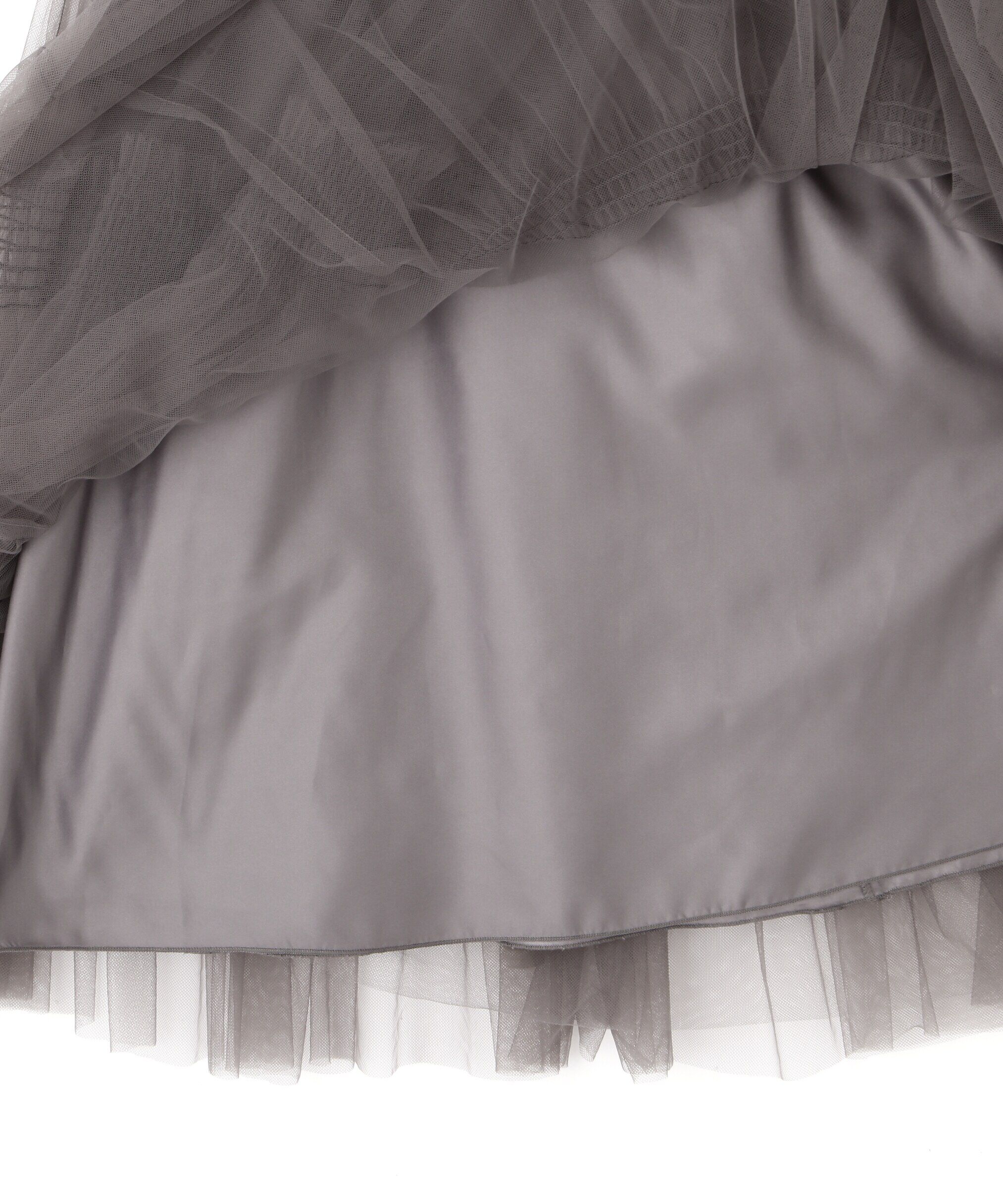 PROPORTION BODY DRESSING「チュールシャーリングティアードスカート」|スカート|