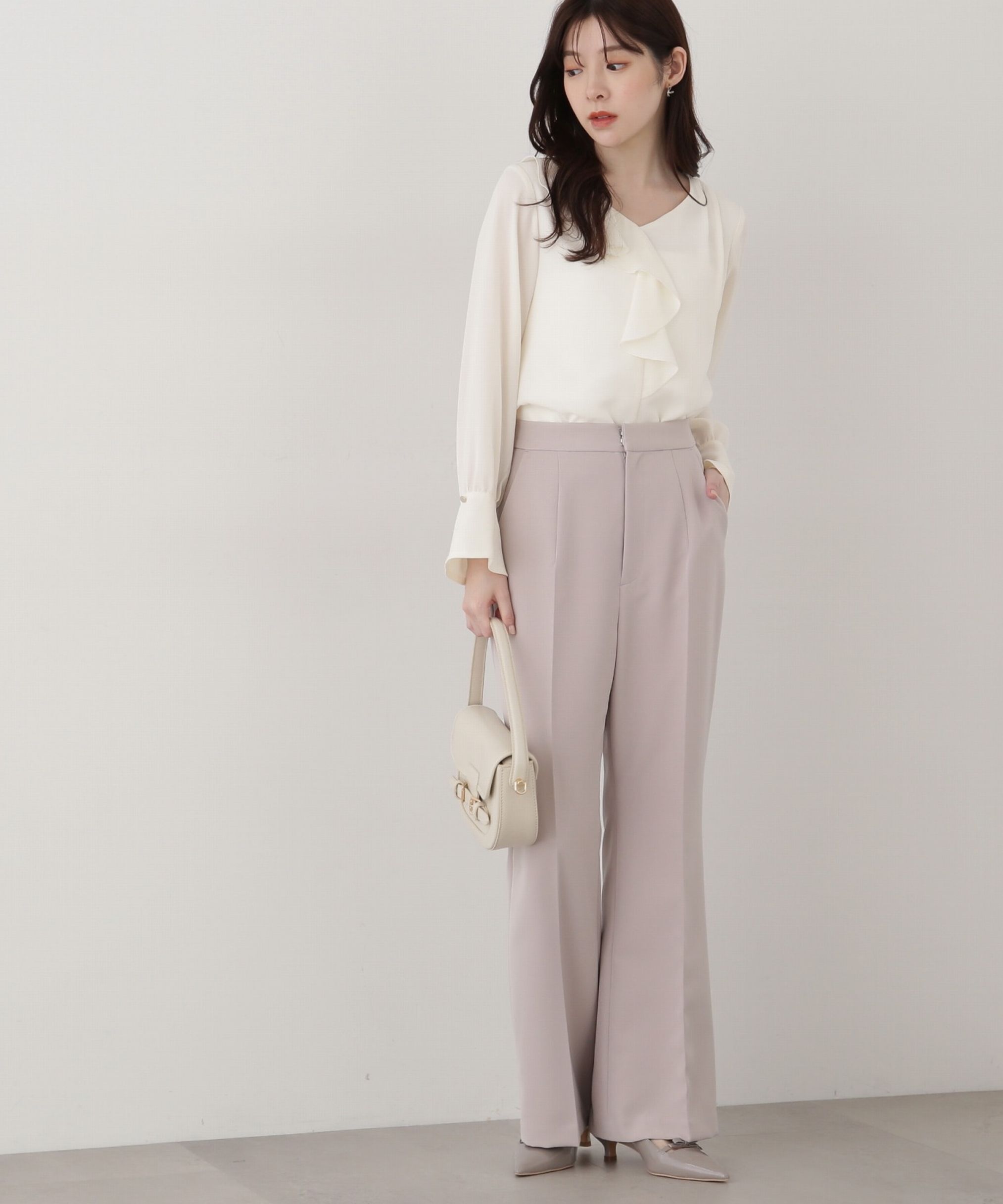 PROPORTION BODY DRESSING「アシメラッフルブラウス」|シャツ・ブラウス|