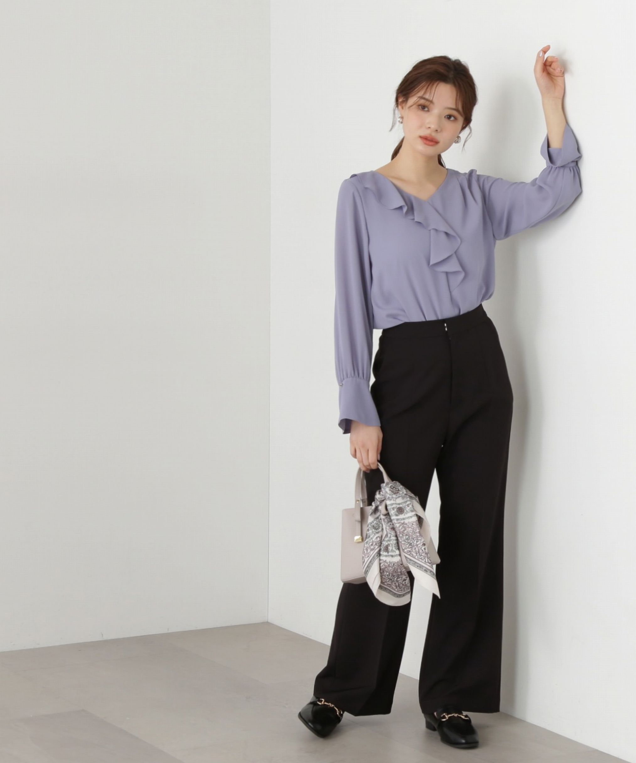 PROPORTION BODY DRESSING「アシメラッフルブラウス」|シャツ・ブラウス|