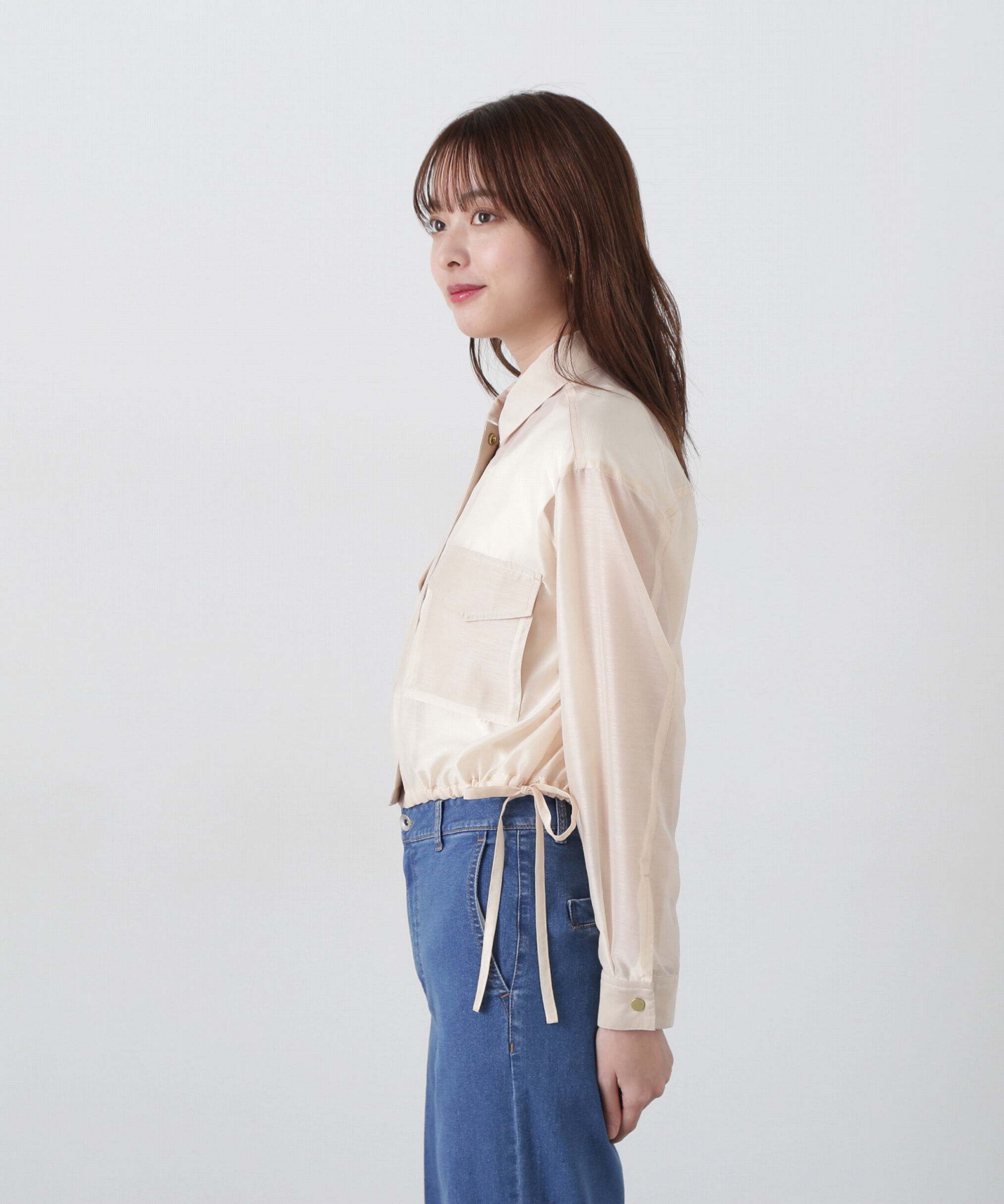 PROPORTION BODY DRESSING「シアーブルゾン」|ブルゾン・スタジャン|