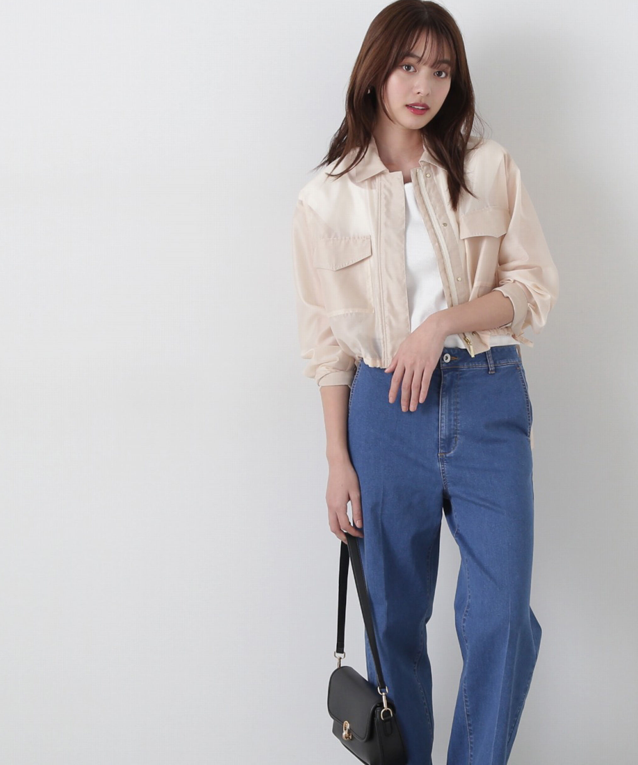 PROPORTION BODY DRESSING「シアーブルゾン」|ブルゾン・スタジャン|