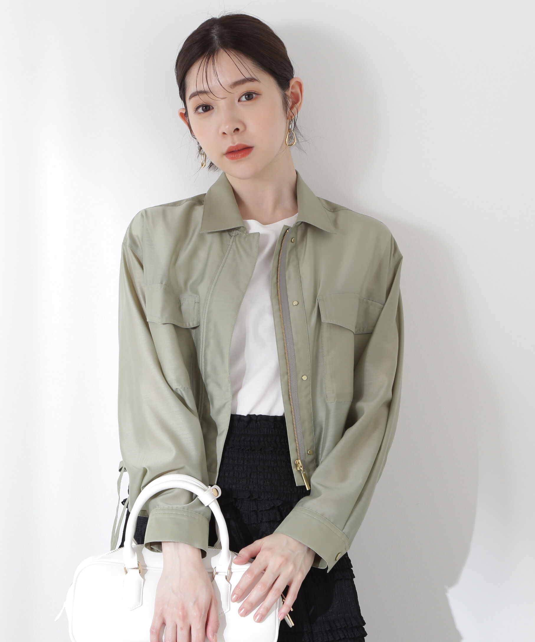 PROPORTION BODY DRESSING「シアーブルゾン」|ブルゾン・スタジャン|