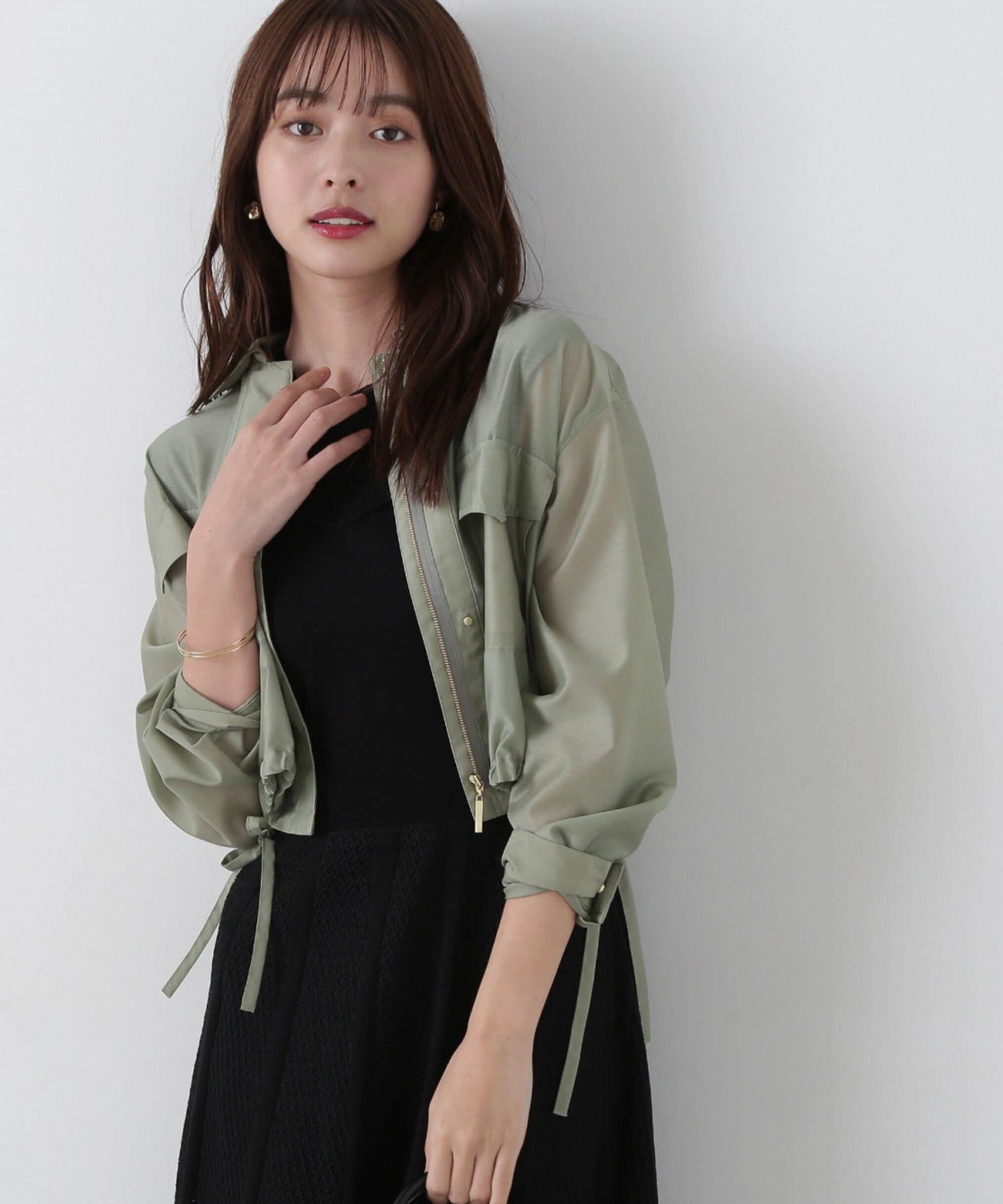 PROPORTION BODY DRESSING「シアーブルゾン」|ブルゾン・スタジャン|