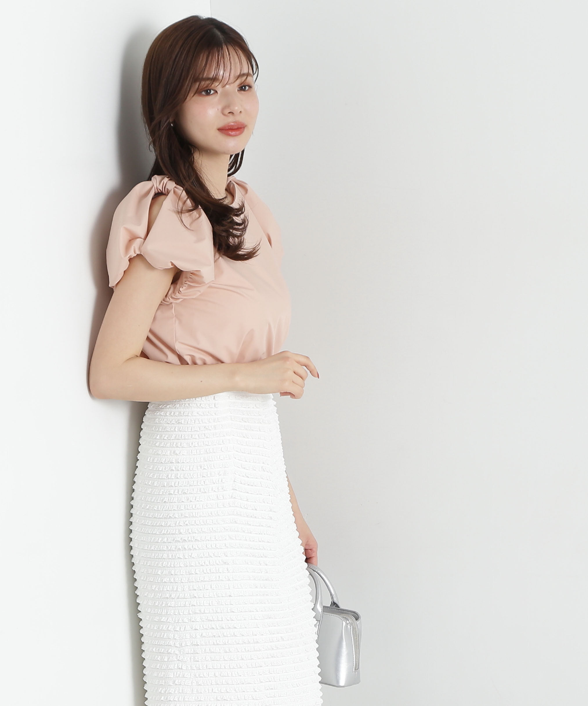 PROPORTION BODY DRESSING「ショルダーリボンブラウス」|シャツ・ブラウス|