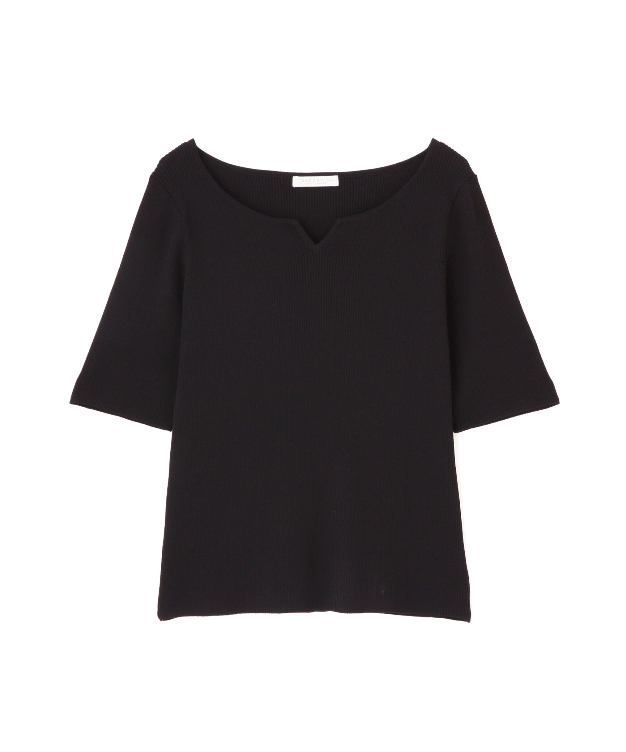 PROPORTION BODY DRESSING「ヘンリーネックリブニット」|ニット・セーター|