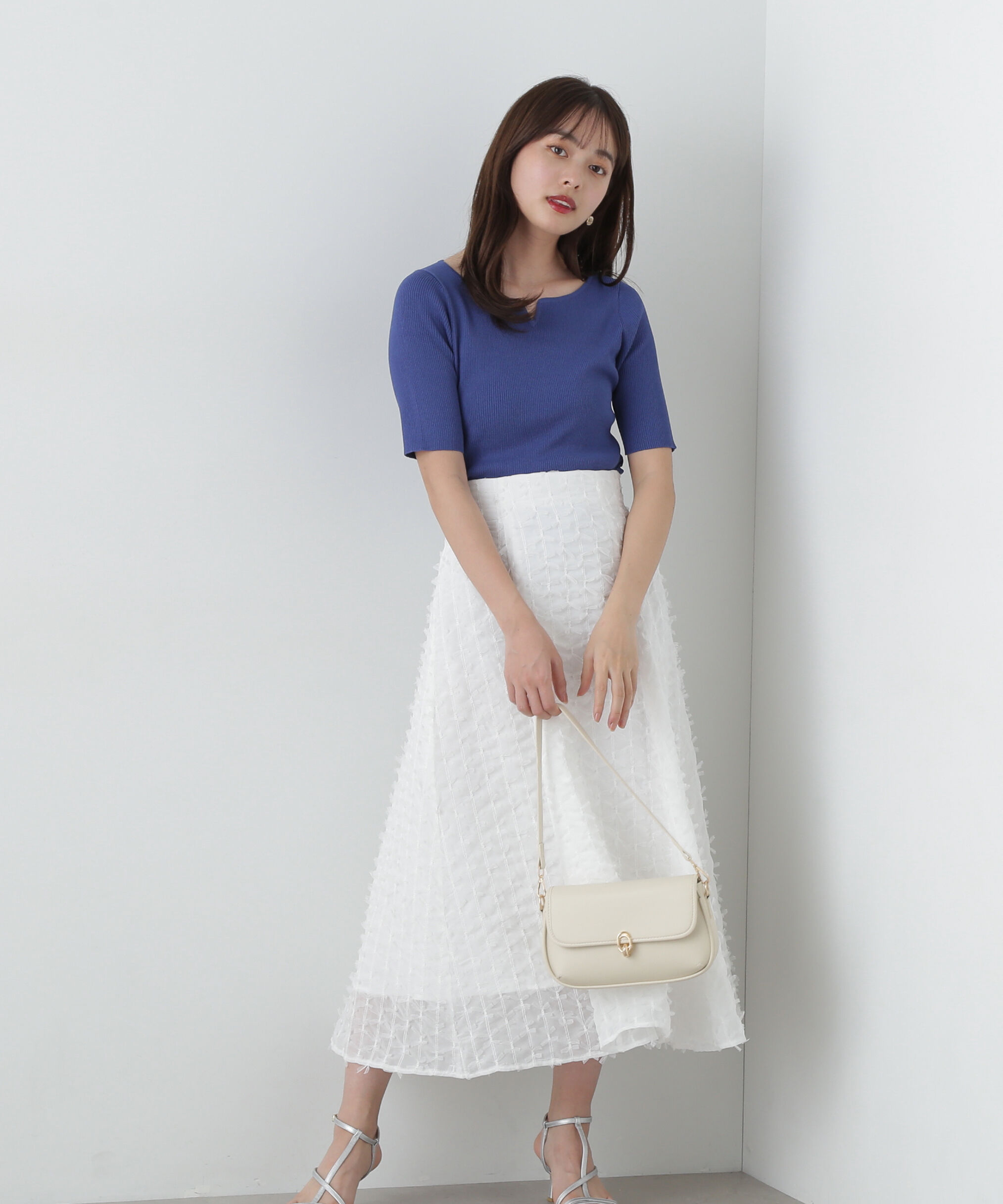 PROPORTION BODY DRESSING「ヘンリーネックリブニット」|ニット・セーター|