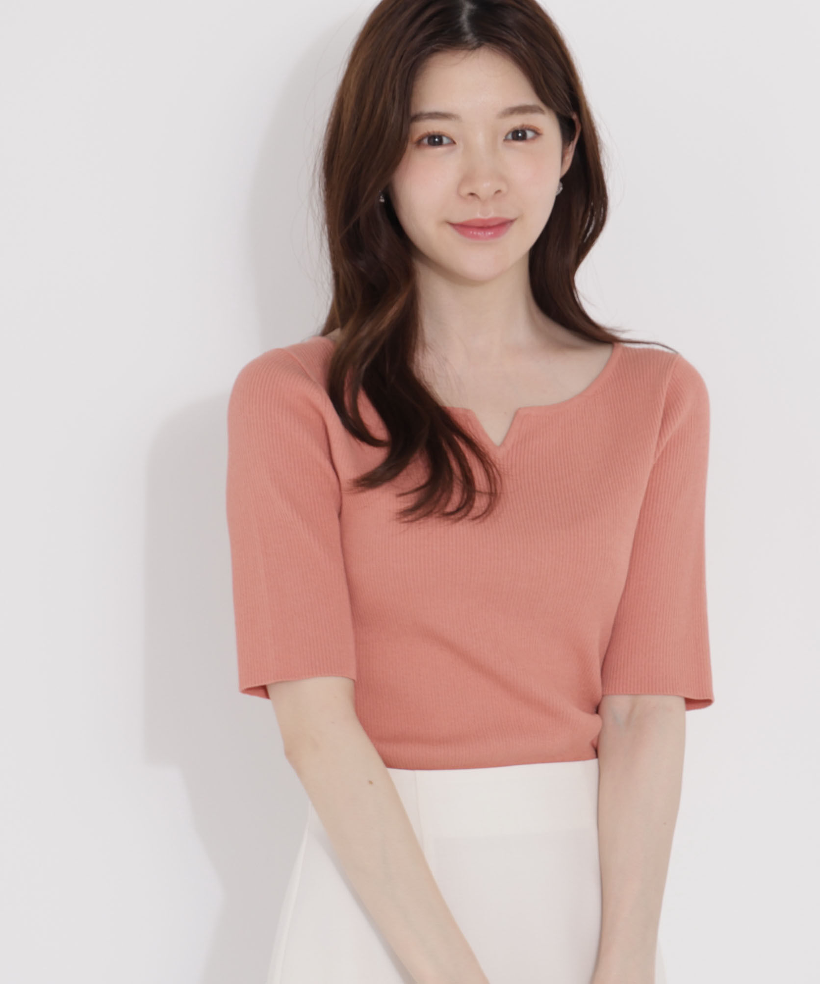 PROPORTION BODY DRESSING「ヘンリーネックリブニット」|ニット・セーター|