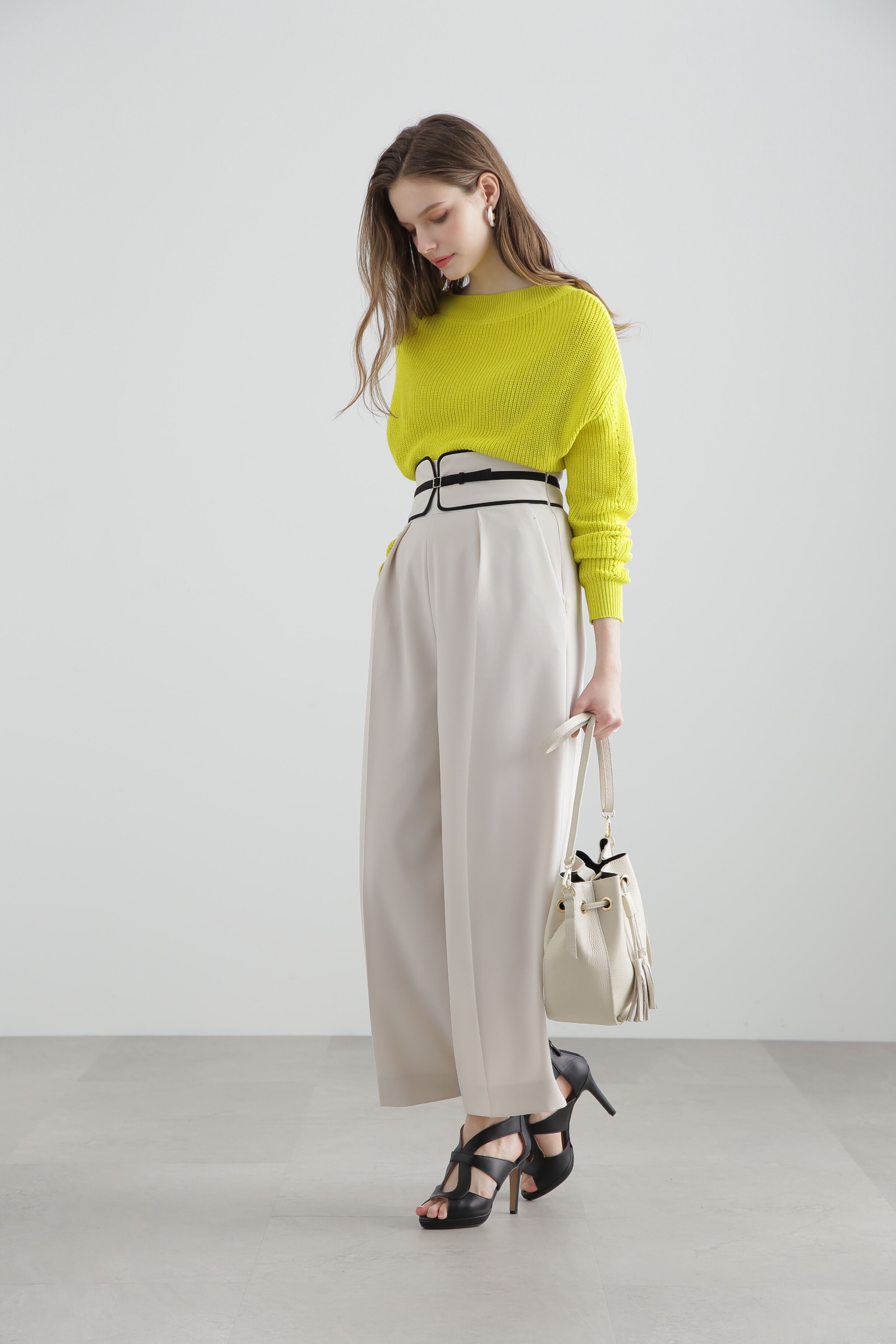  「◆バイカラーウエストマークパンツ」|その他|