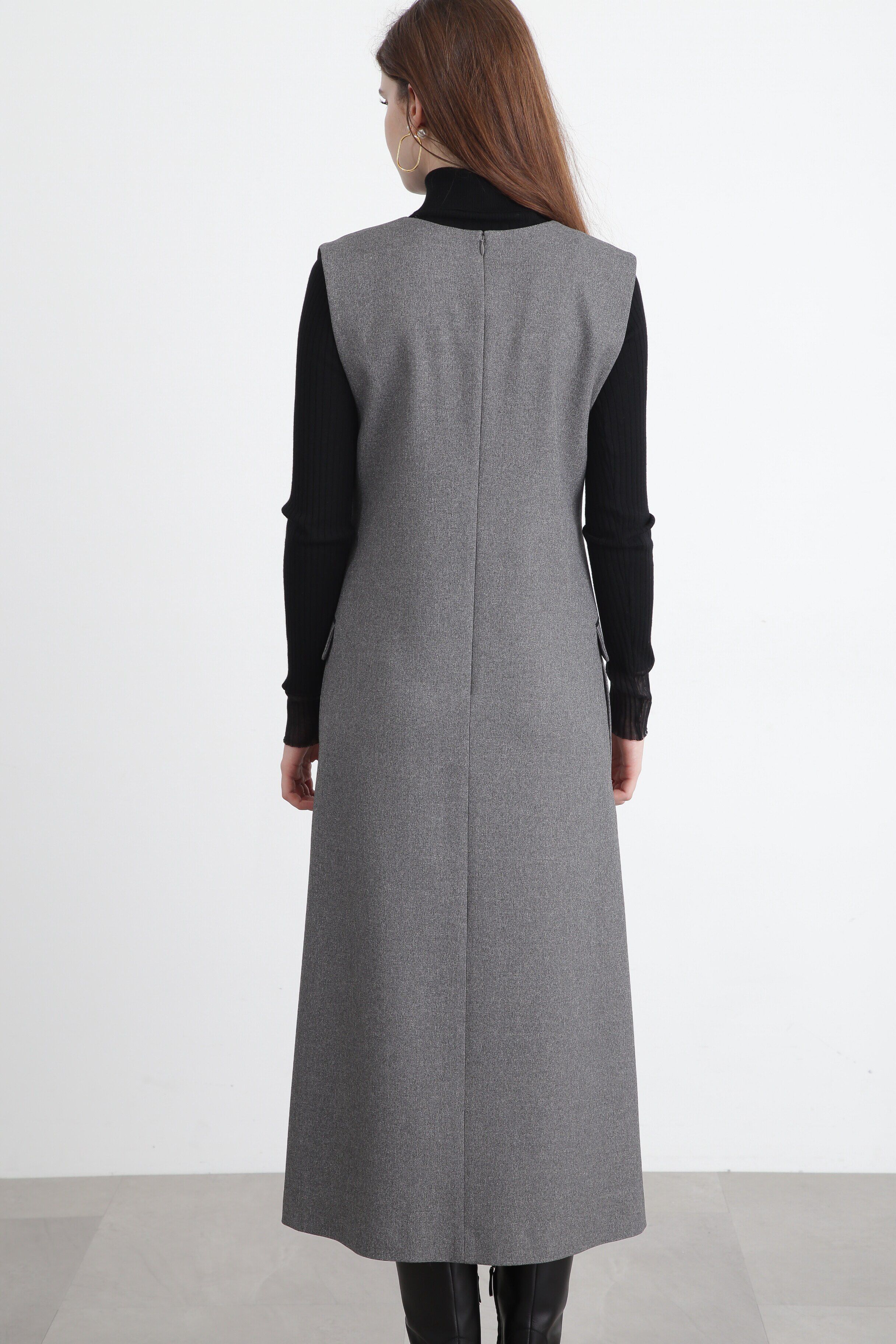  「◆マスキュリンロングワンピース」|ワンピース|