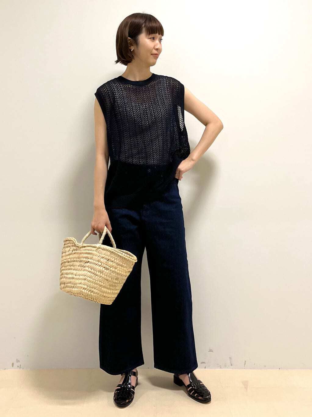  「◆透かし柄２ＷＡＹニット」|ニット・セーター|