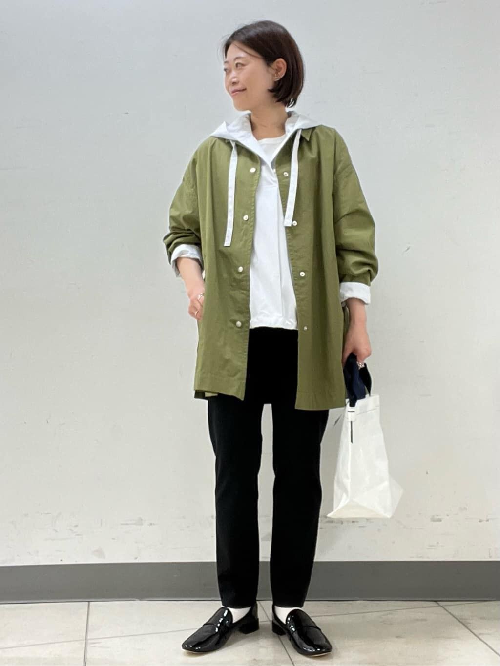  「◆フード付きストライプブラウス」|シャツ・ブラウス|