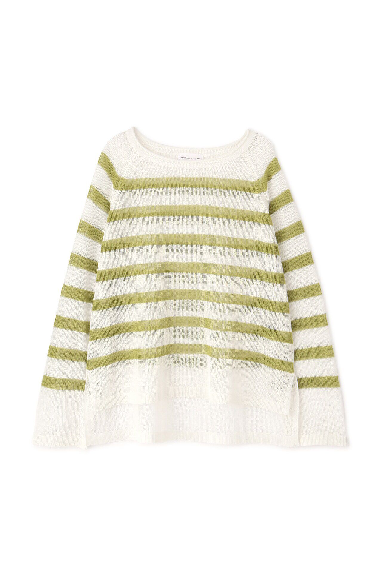  「◆ハイゲージギマボーダーニットプルオーバー」|ニット・セーター|