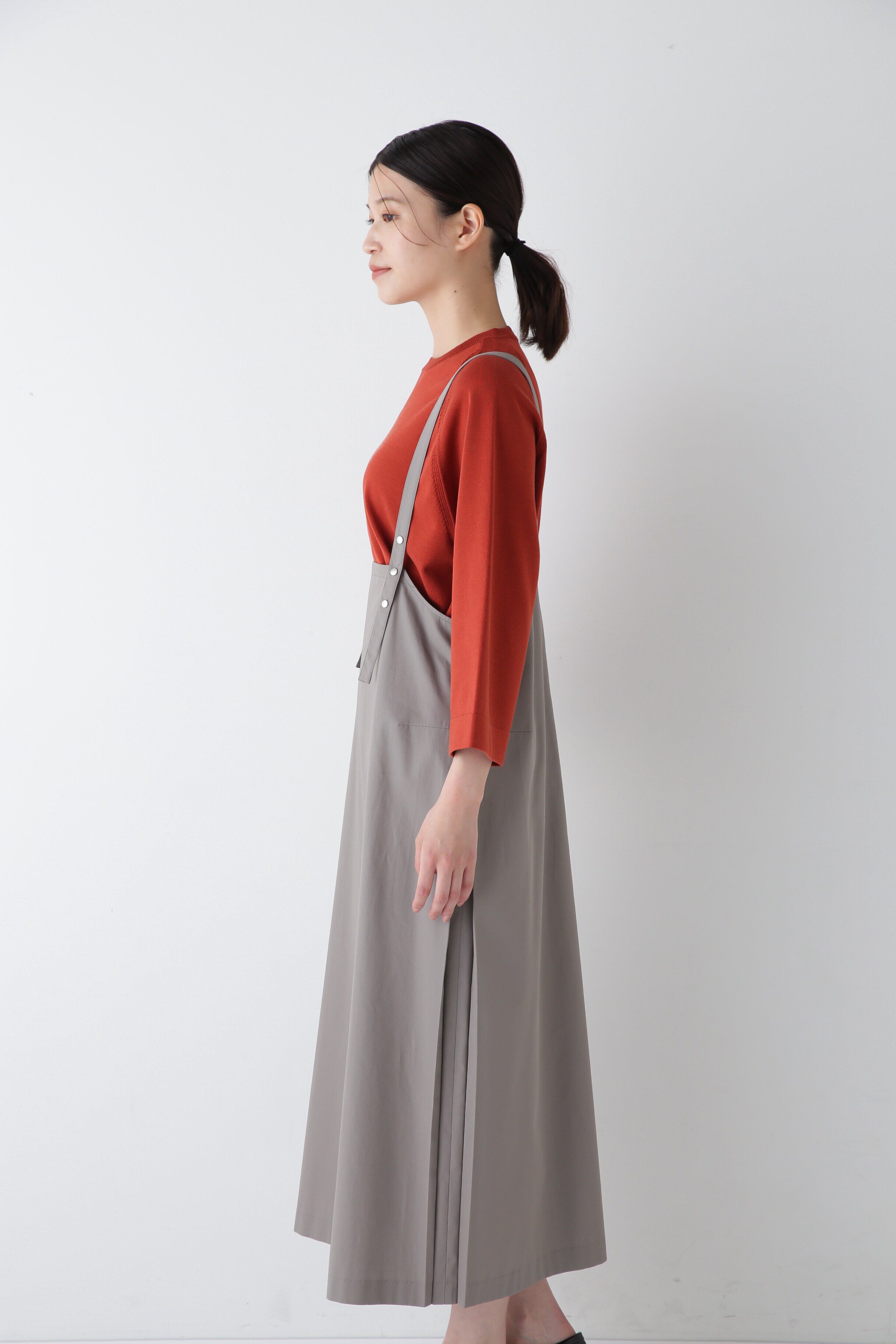  「◆コットンツイルサスペンダースカート」|スカート|