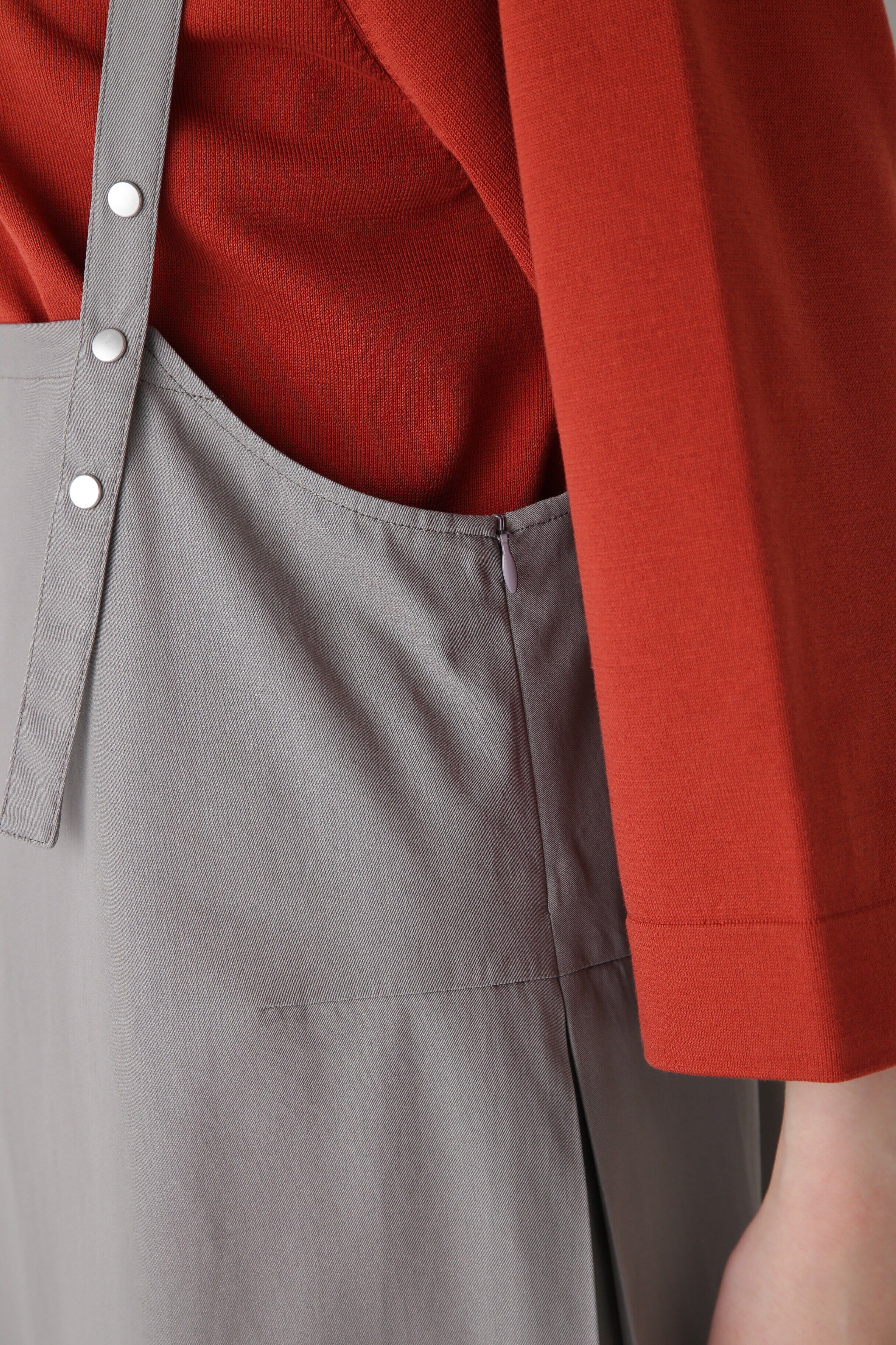  「◆コットンツイルサスペンダースカート」|スカート|