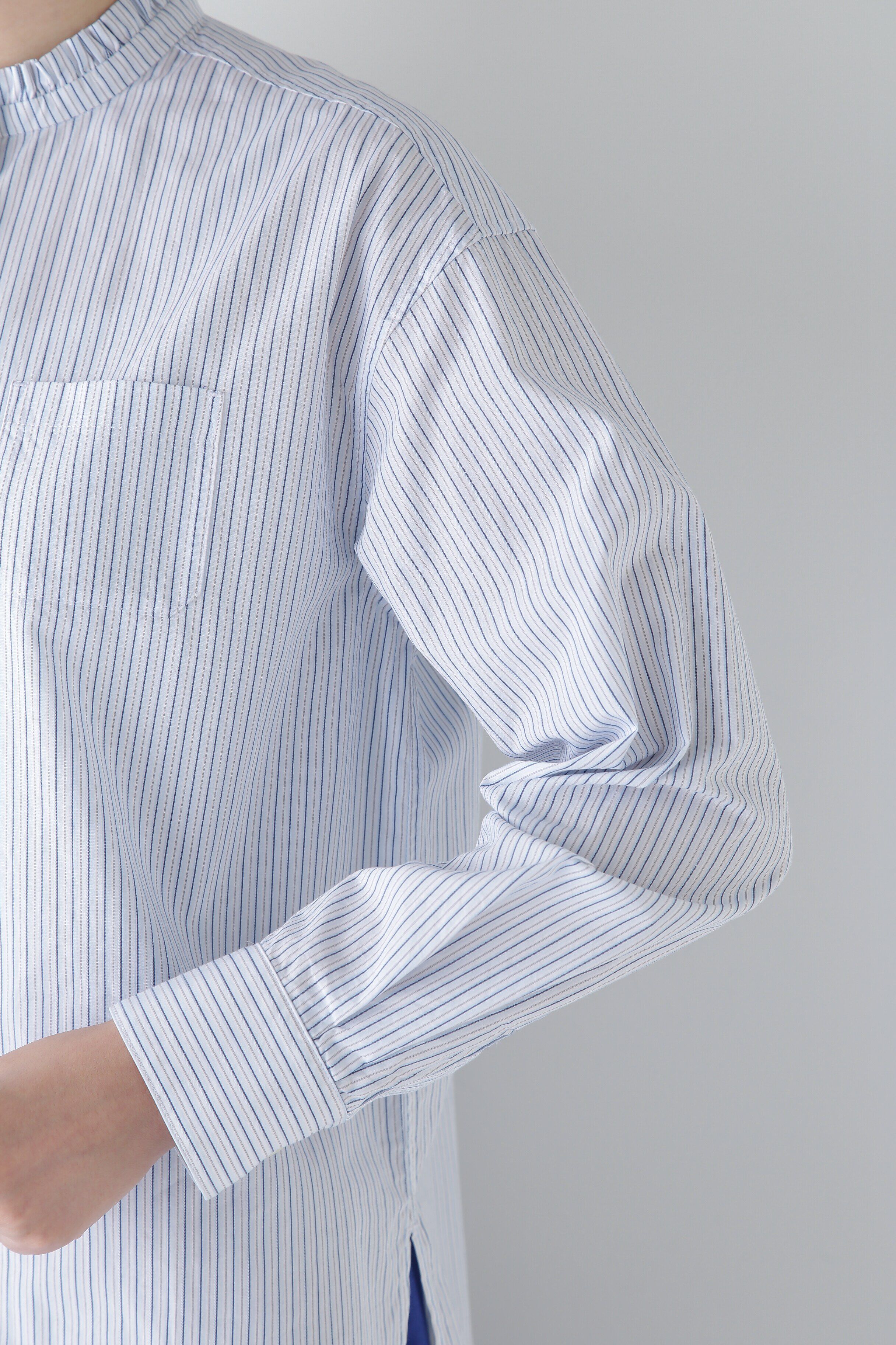  「◆スタンドフリルドビーブラウス」|シャツ・ブラウス|