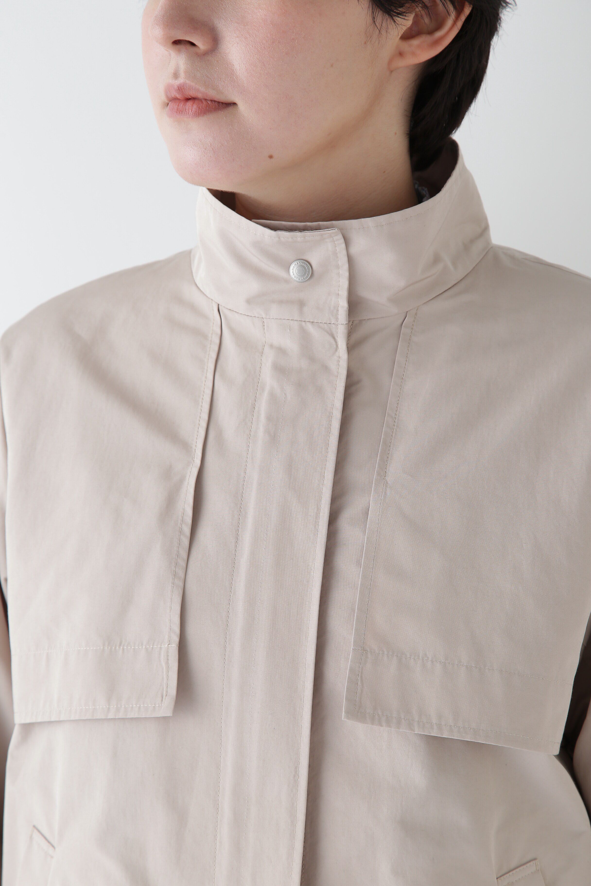  「◆【撥水】タフタトレンチディテールブルゾン」|ブルゾン・スタジャン|