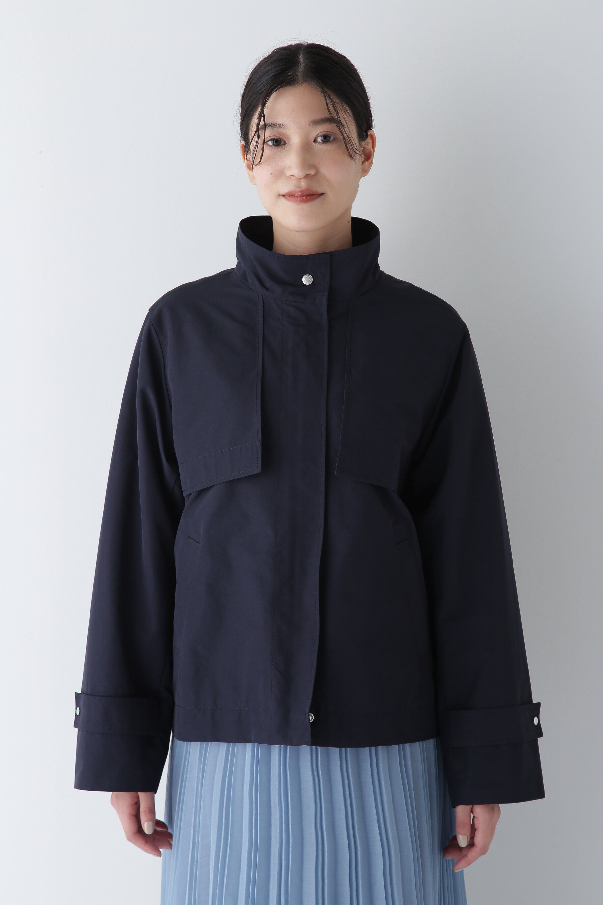  「◆【撥水】タフタトレンチディテールブルゾン」|ブルゾン・スタジャン|