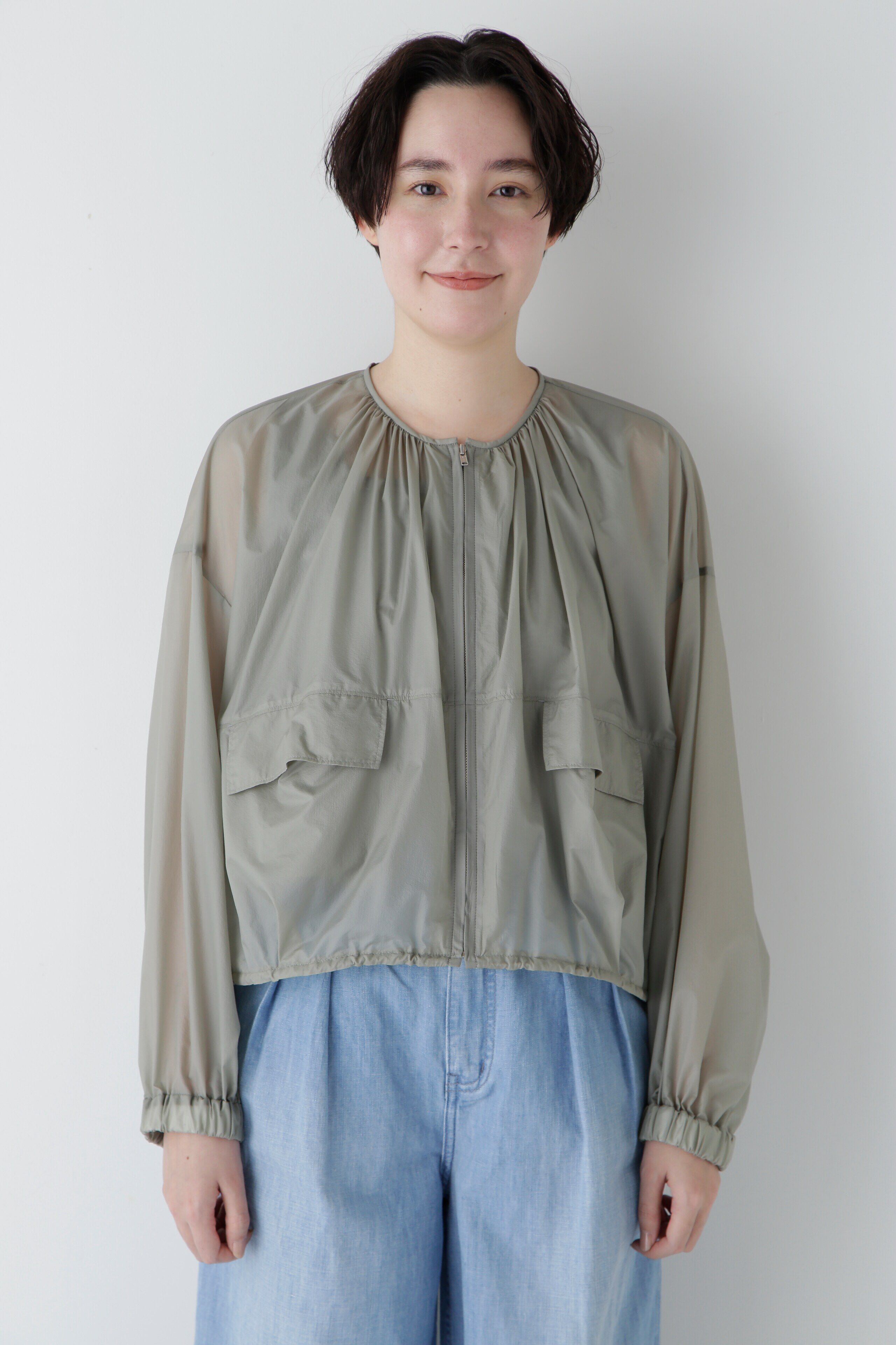  「◆【撥水】ライトタフタブルゾン」|ブルゾン・スタジャン|