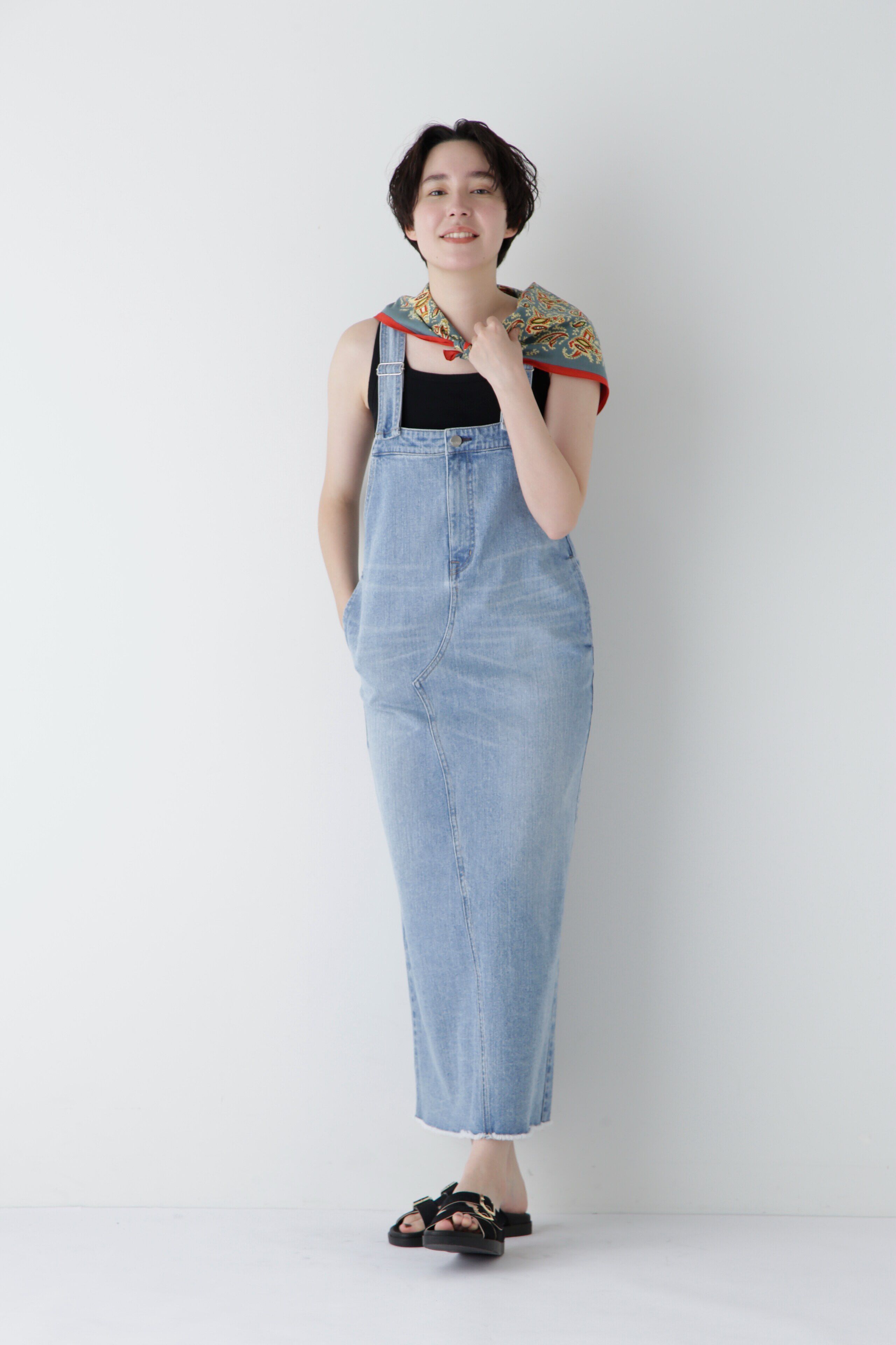  「◆ペイズリープリントスカーフ」|バンダナ・スカーフ|